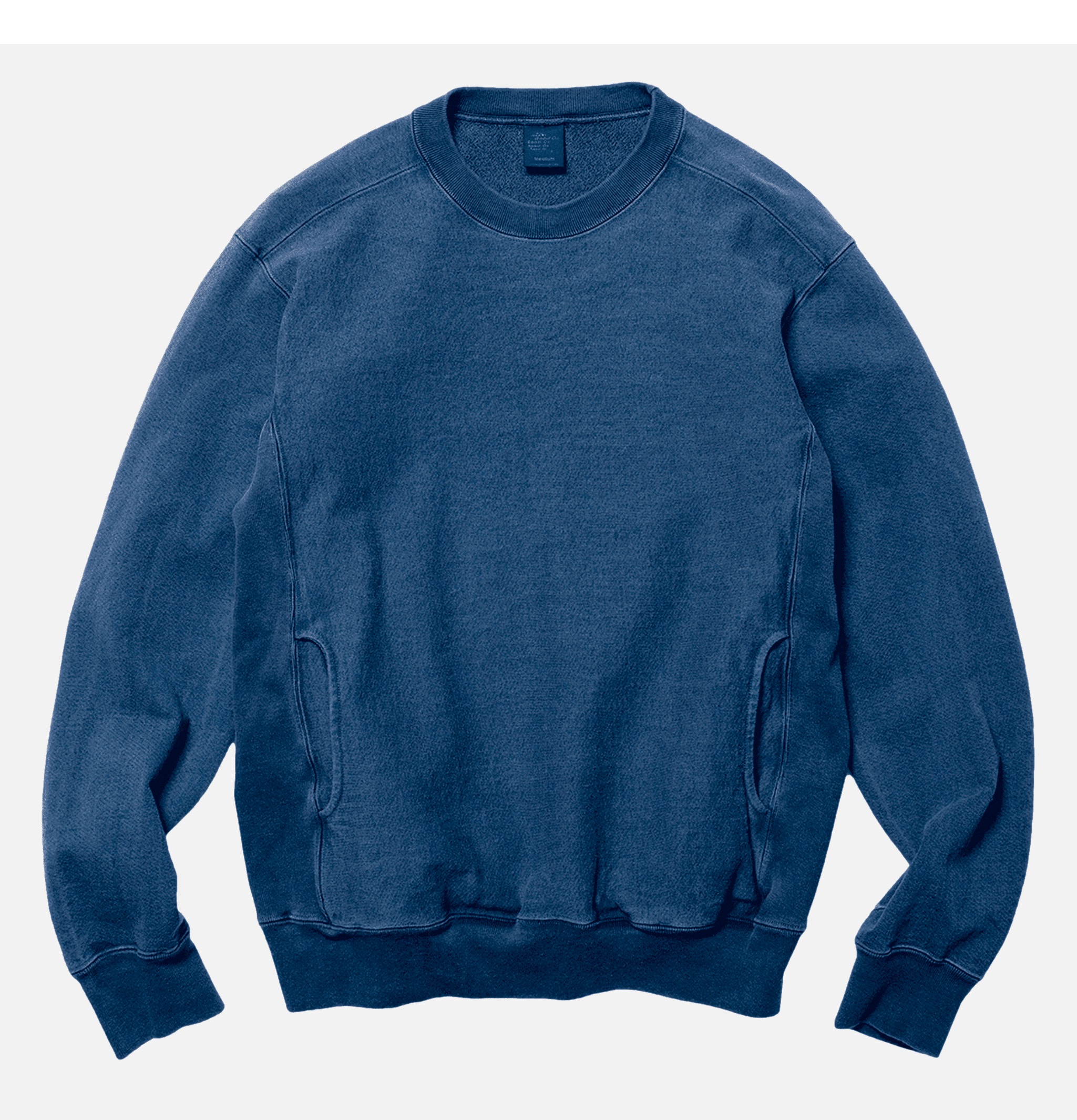 Good On Japan Sweat Heavy Crew Navy.