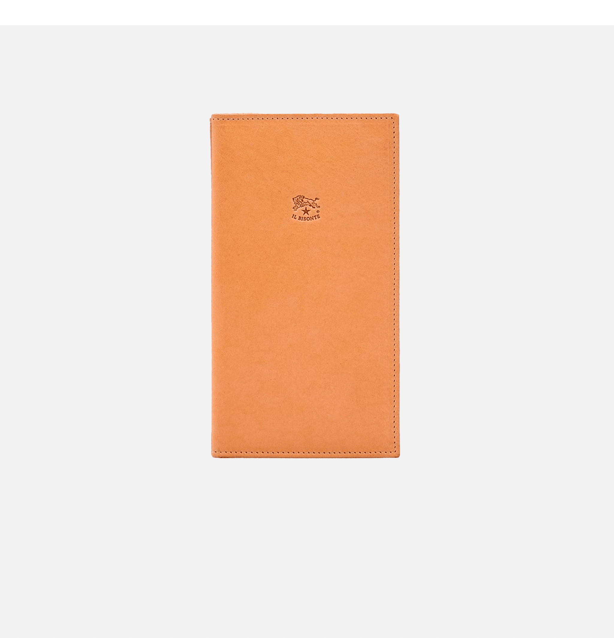 Il Bisonte Porte-cartes Long Cuir Natural.