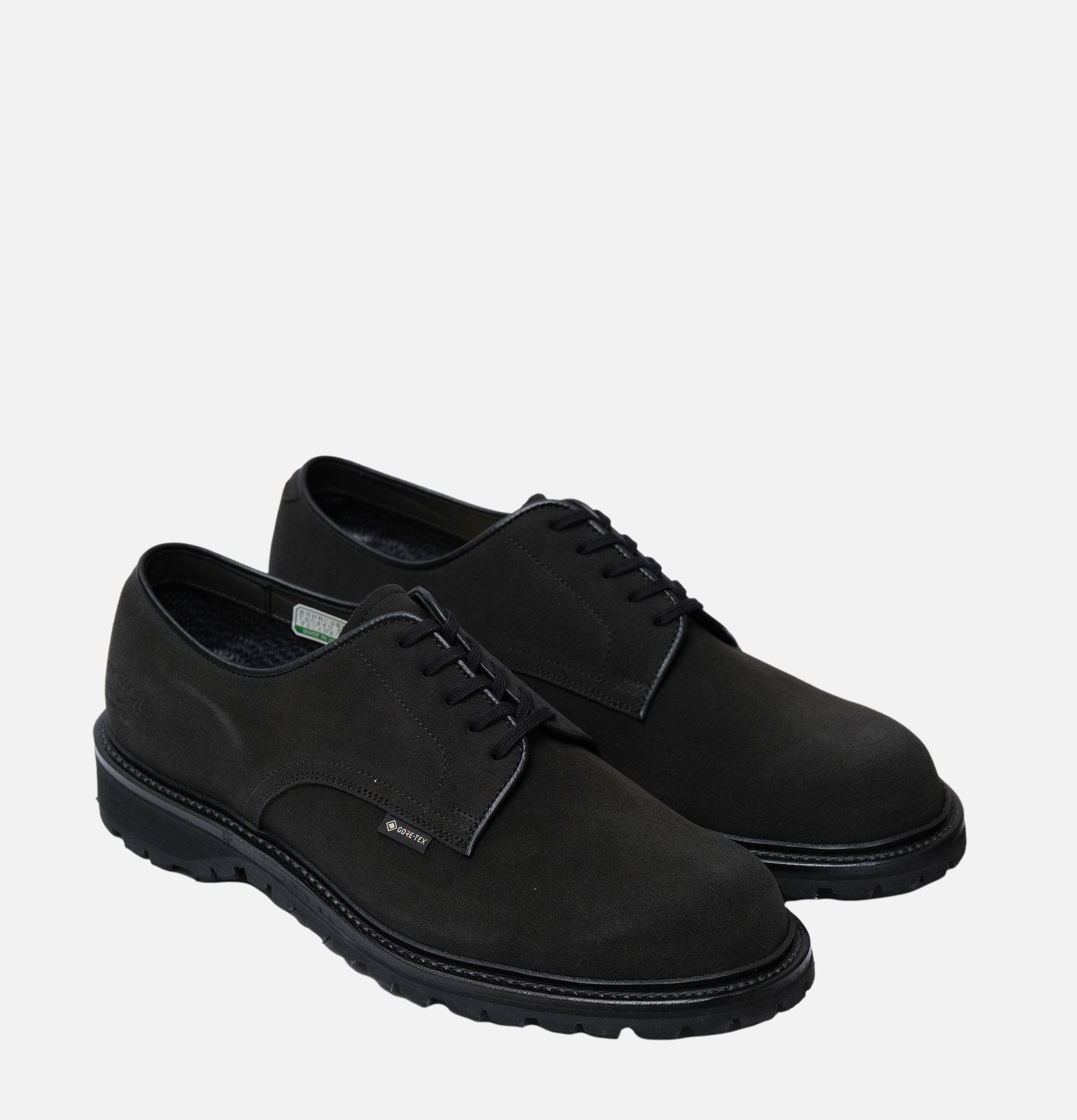 Regal Shoe & Co Chaussures Plaintoe Gtx Suede Blk Goretex