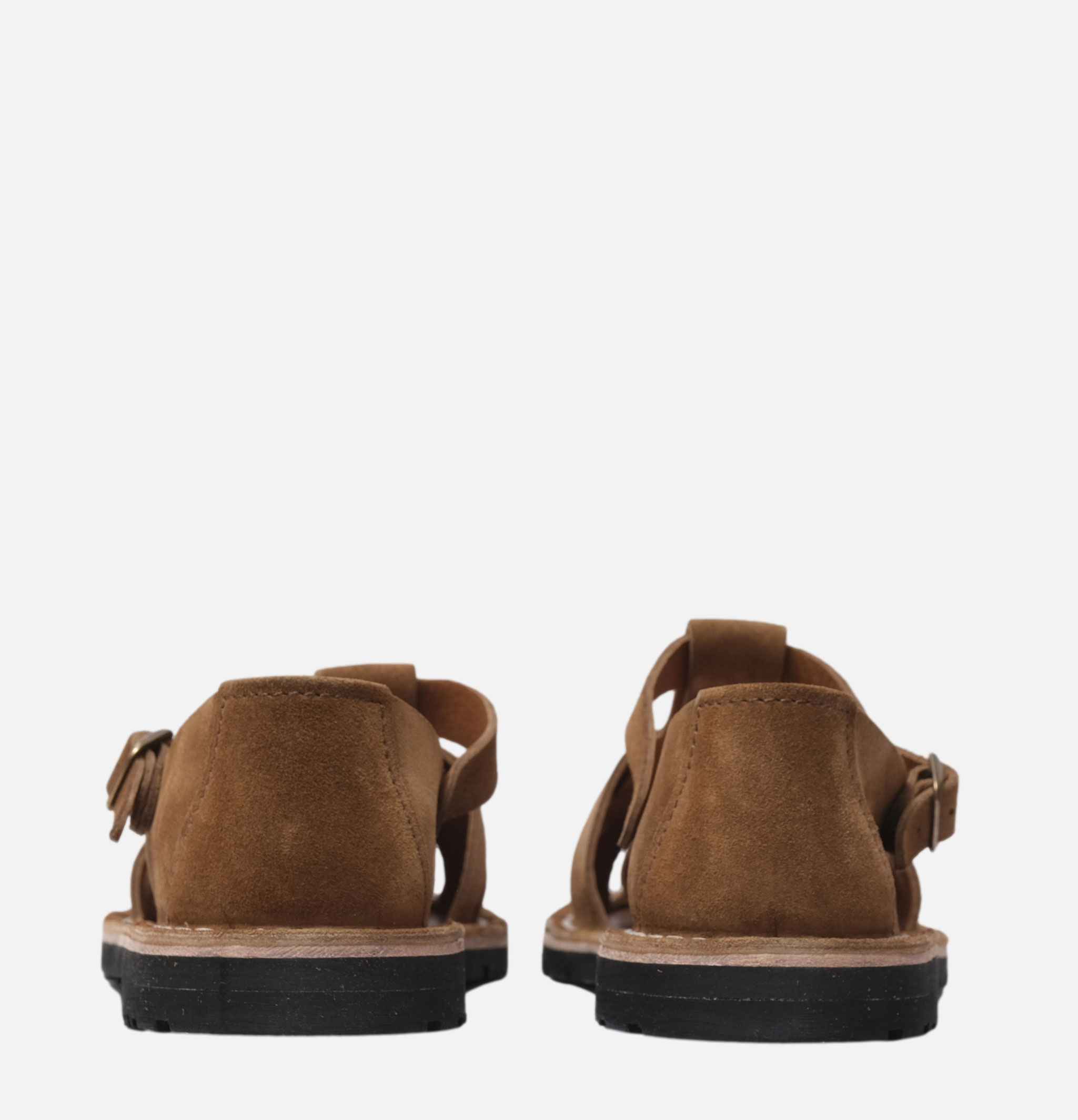 Steve Mono | Artisanal Sandals Cognac | Royalcheese Paris