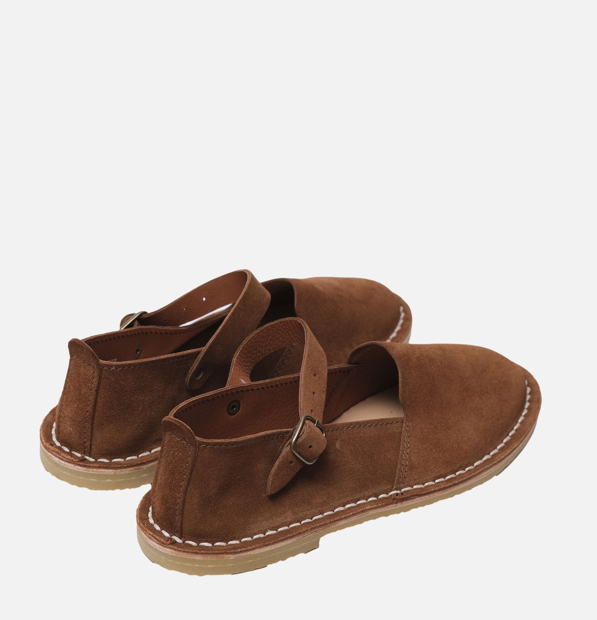 Steve Mono | Artisanal Sandals 10/08 Wood | Royalcheese Paris