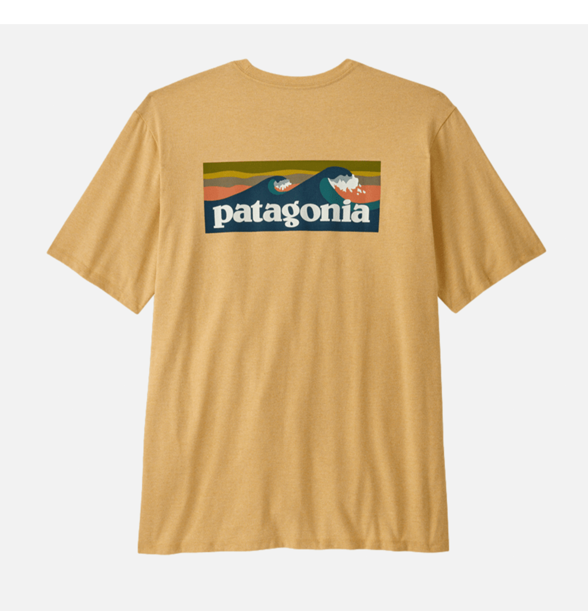 T-shirt Patagonia Boardshort logo Pocket BWX