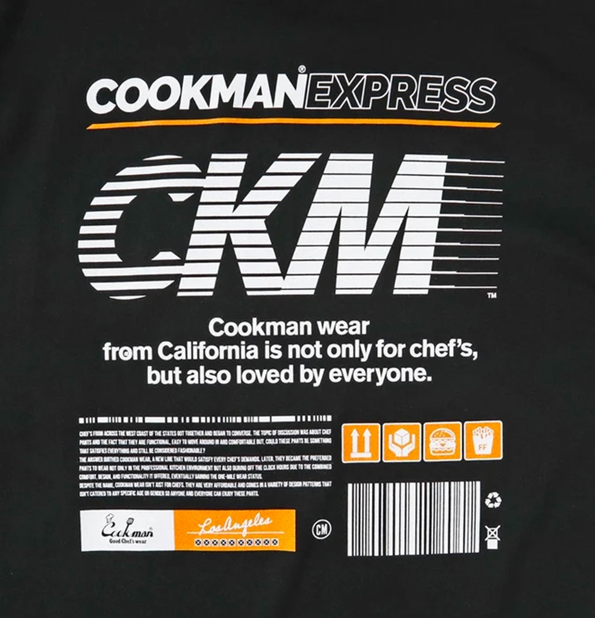 Cookman T-shirt Express Noir