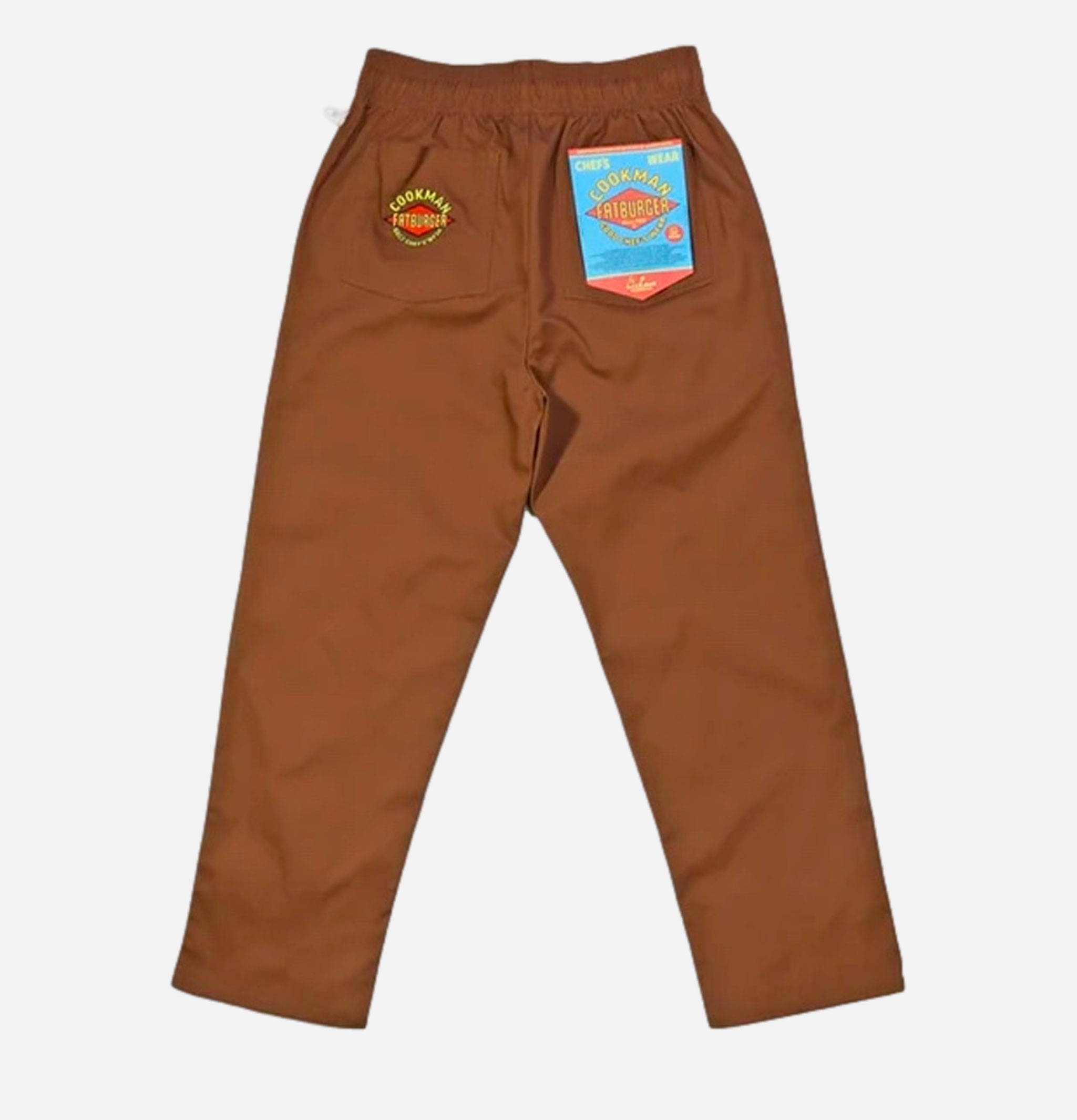Cookman x Fatburger Chef Pants Semiwide Chocolate