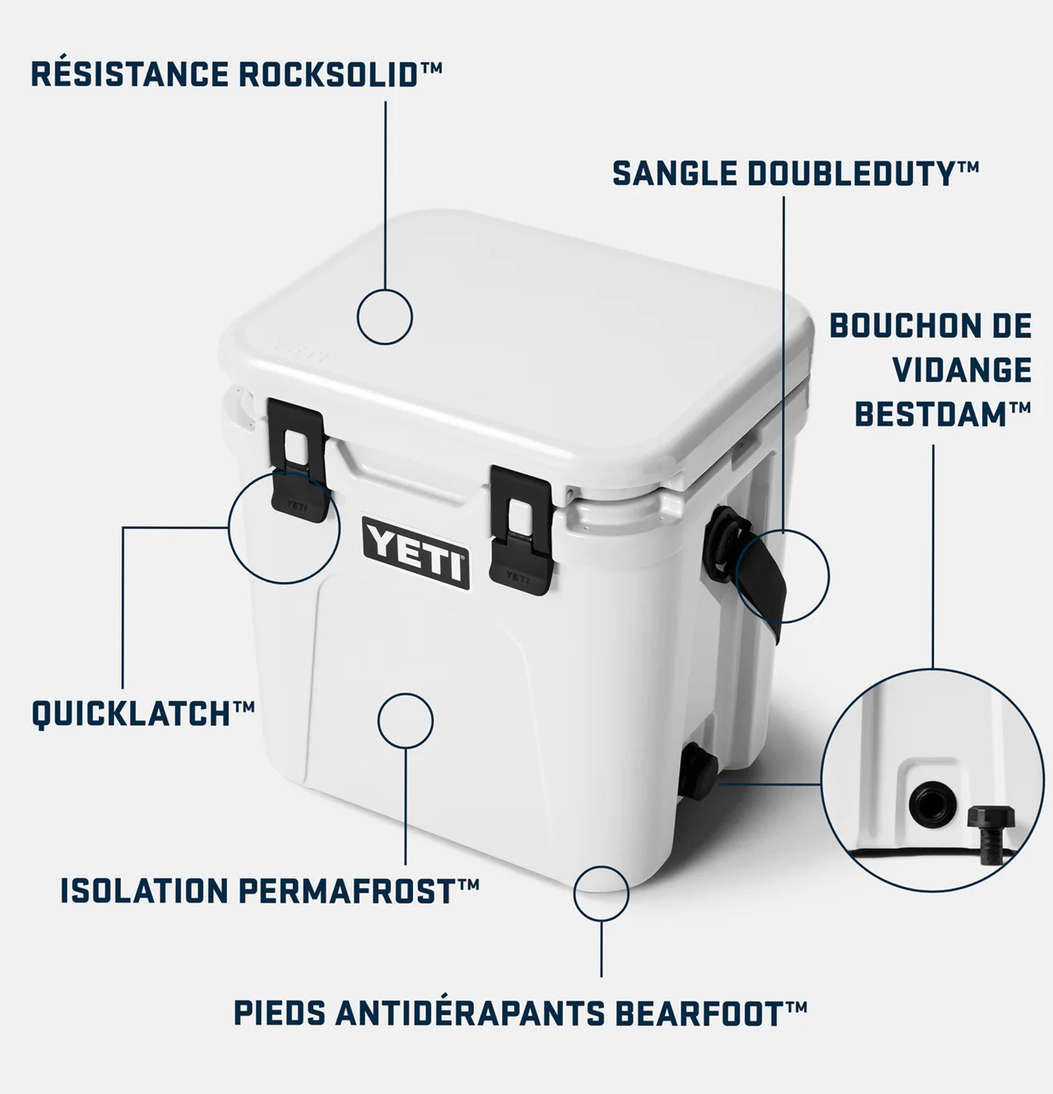 Glacière YETI Roadie® 24 Rouge