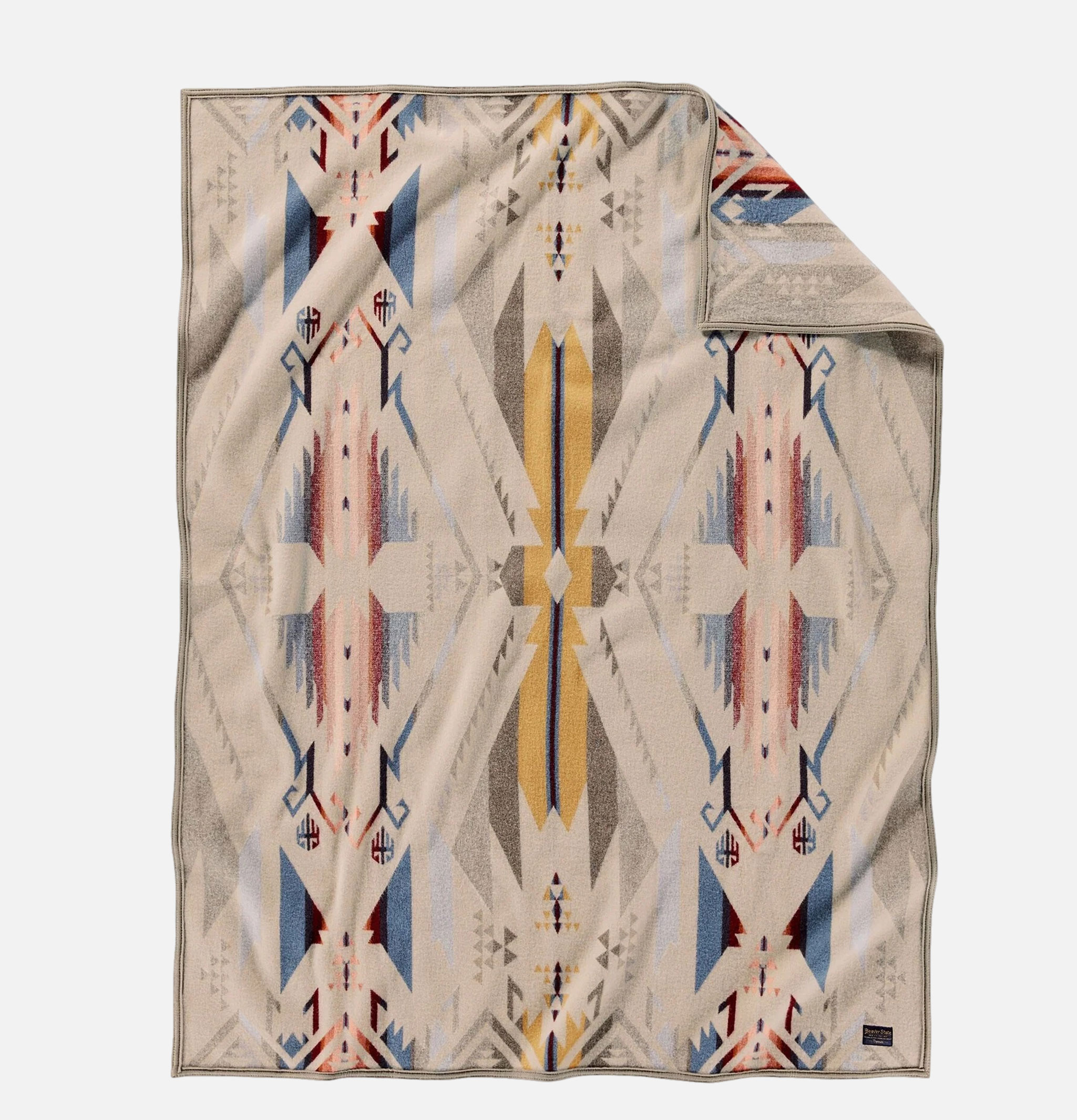 Pendleton Jacquard Couverture Throw White
