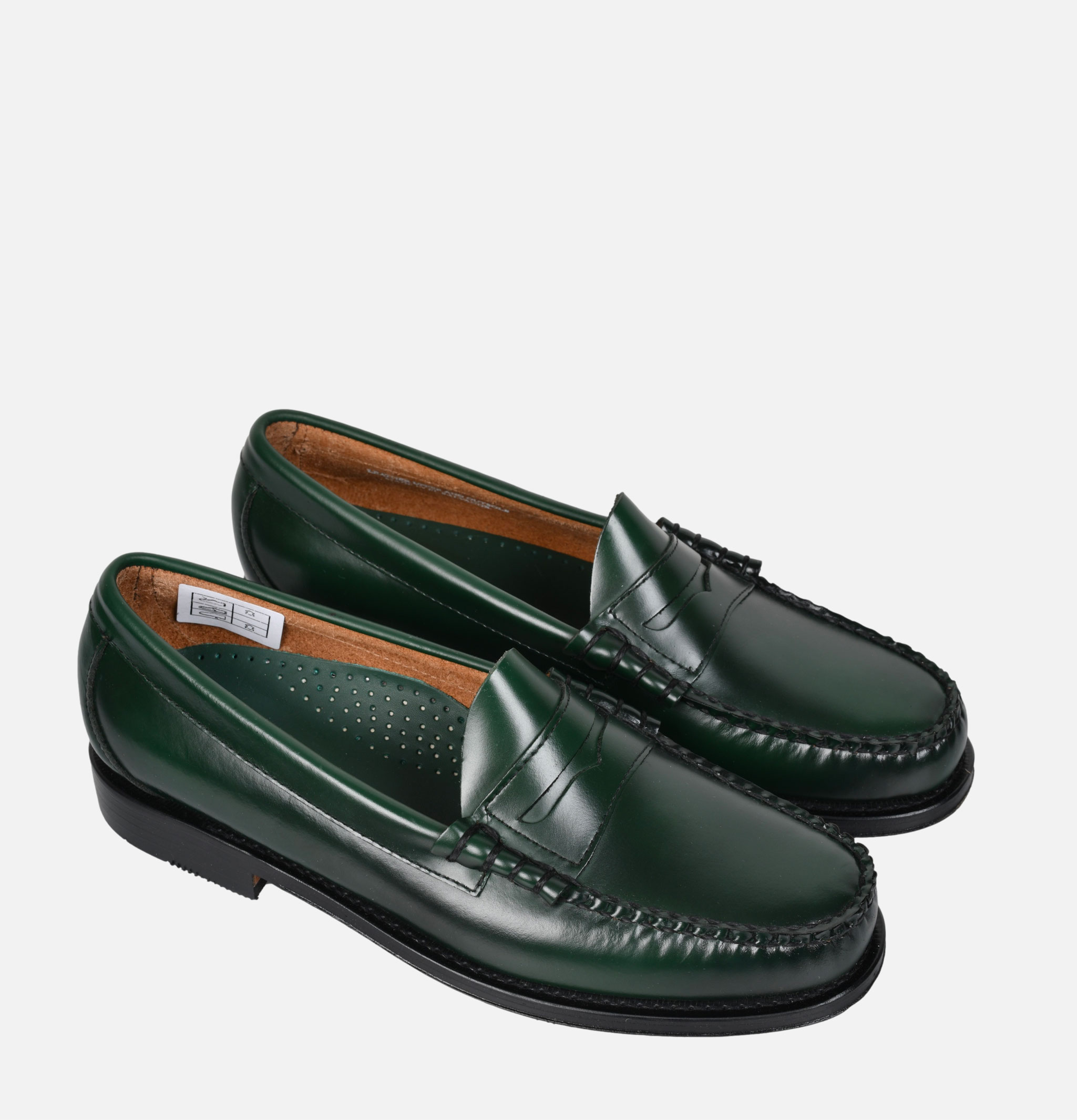 GH Bass Weejun Heritage Larson Moc Pen dark green