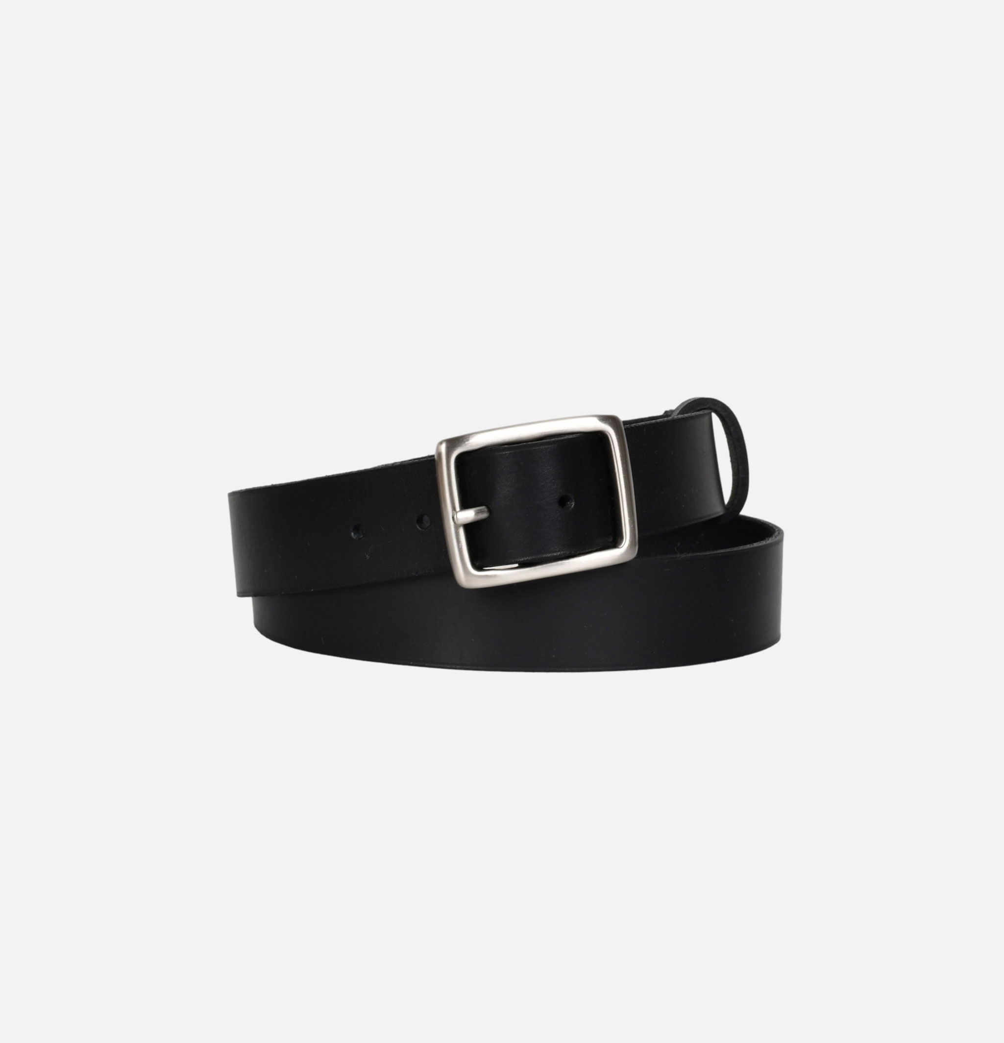 L'anguille Belt Phineas Black Silver