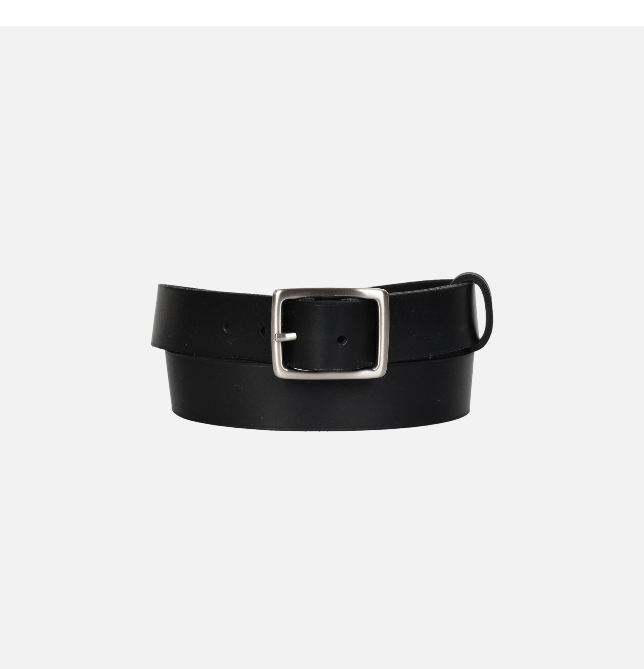 L'anguille Ceinture Phineas Black Silver
