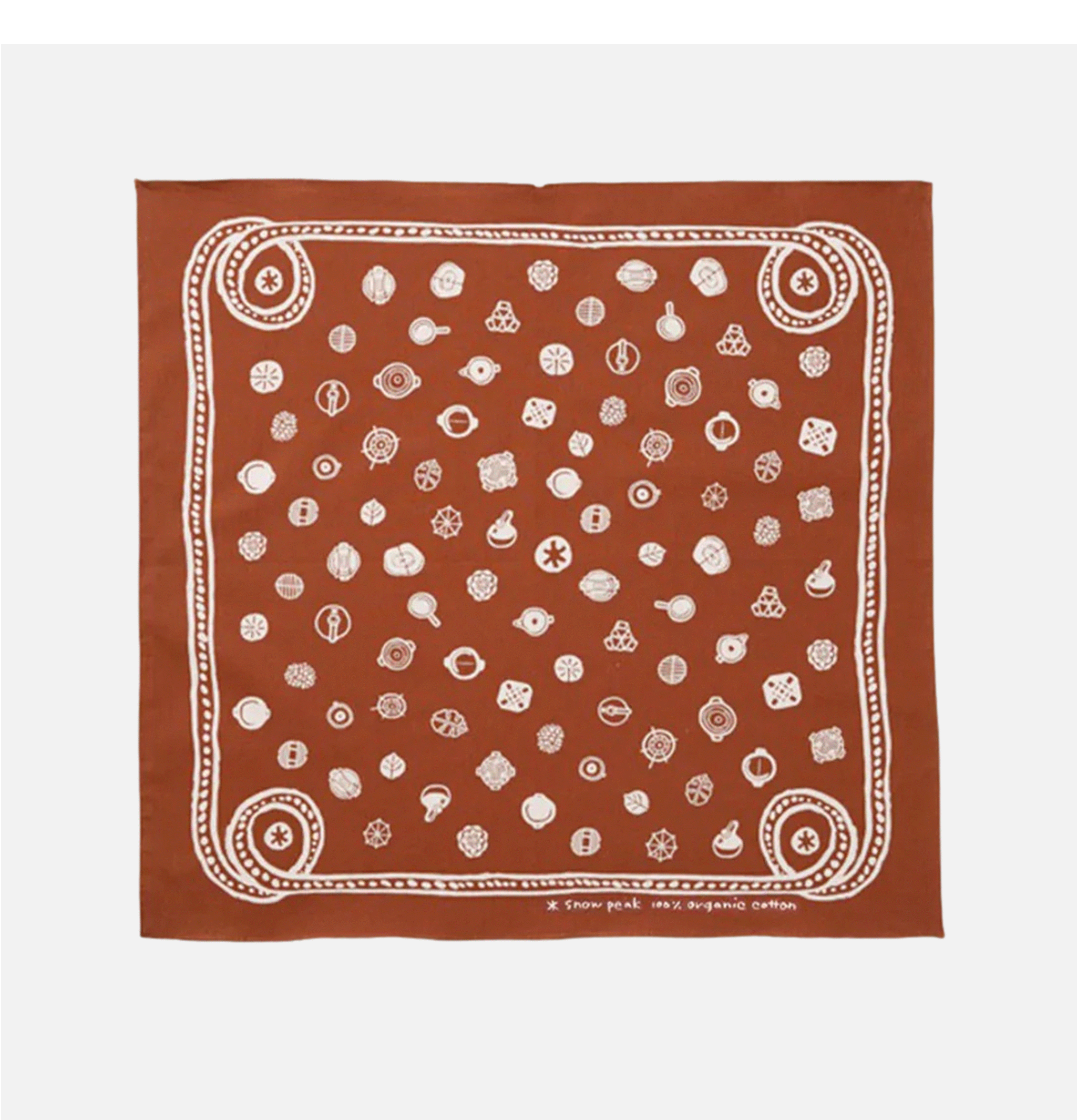 Bandana Snow Peak Dot Orange