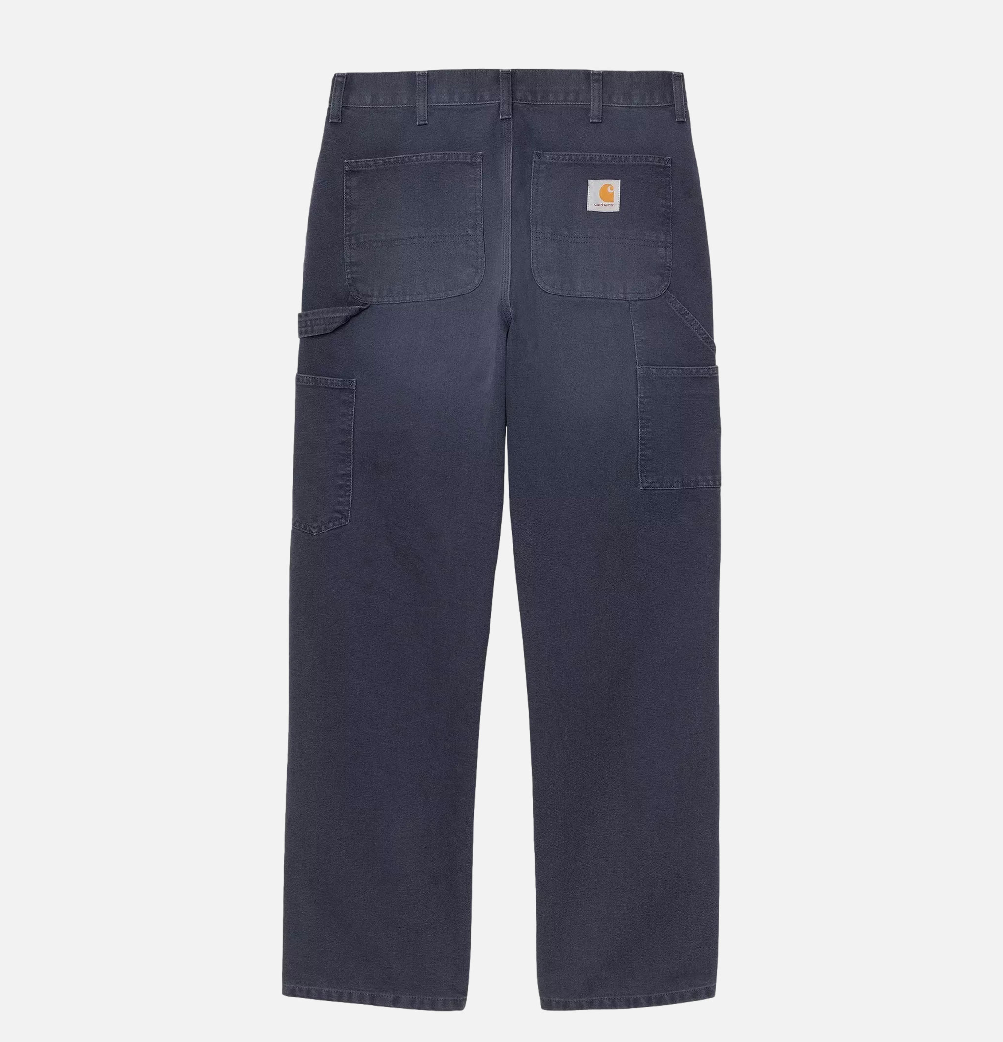 Pantalon Carhartt WIP Single Knee Pant Dark Navy Stone
