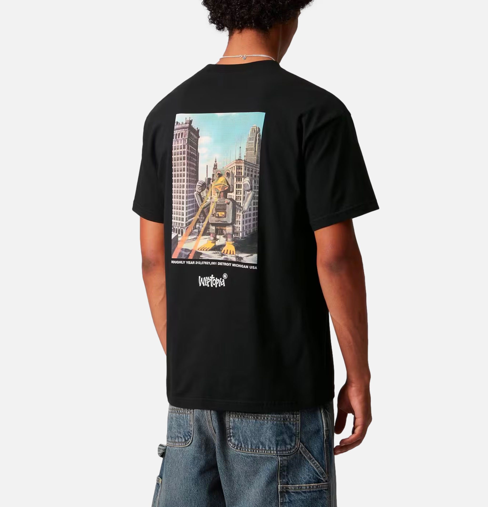 T-shirt Carhartt WIP Wiptopia Noir