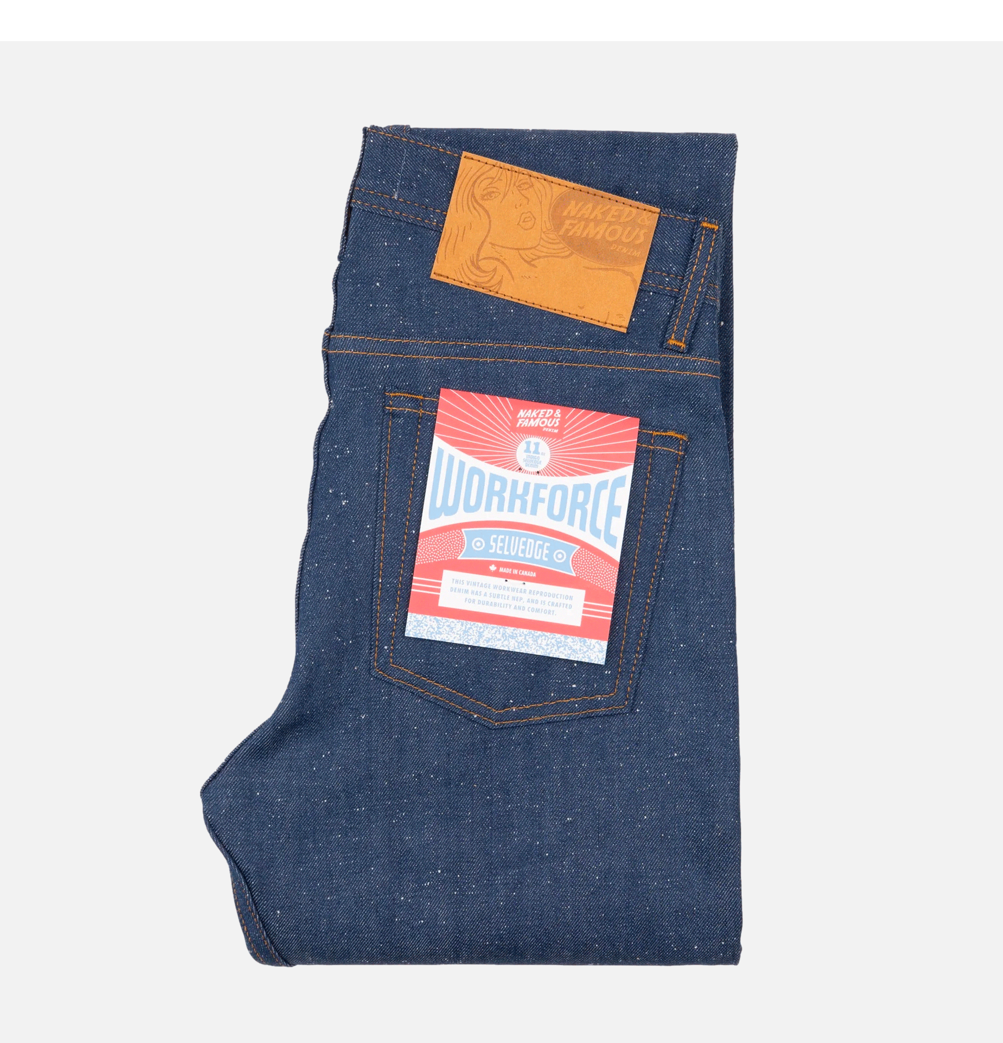 Naked & Famous Weird Guy Workforce Jeans