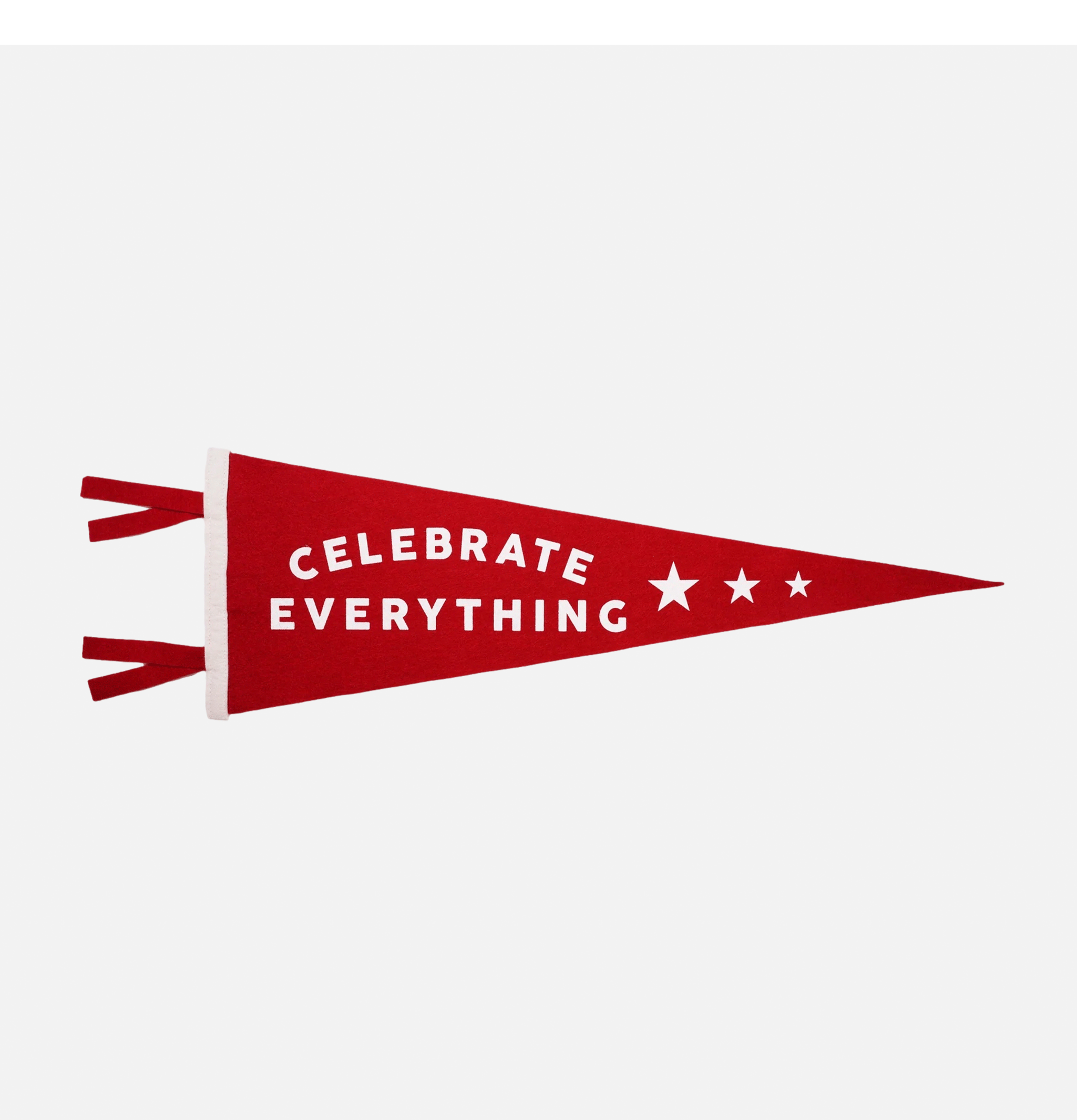 Oxford Pennant Celebrate Everything Pennant Red