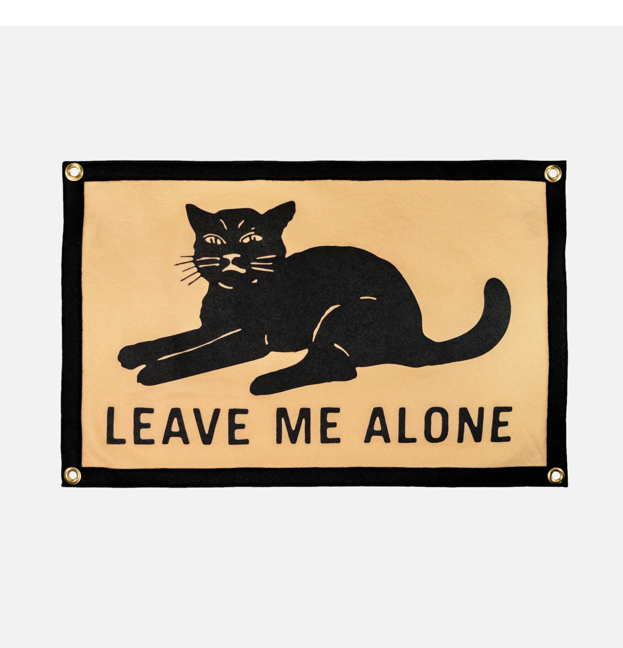 Oxford Pennant Leave Me Alone Camp Noir