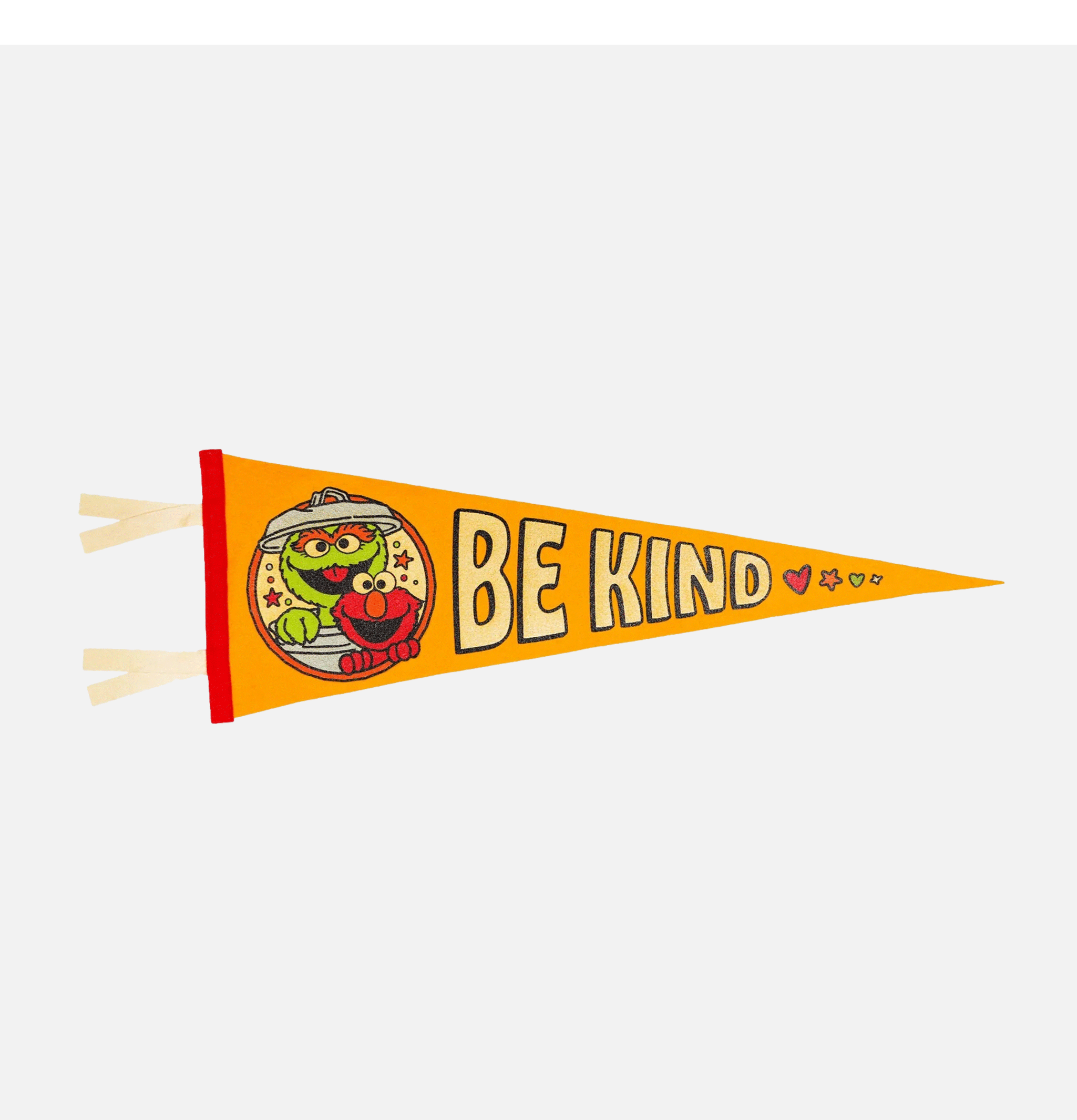 Oxford Pennant Be Kind Pennant Jaune
