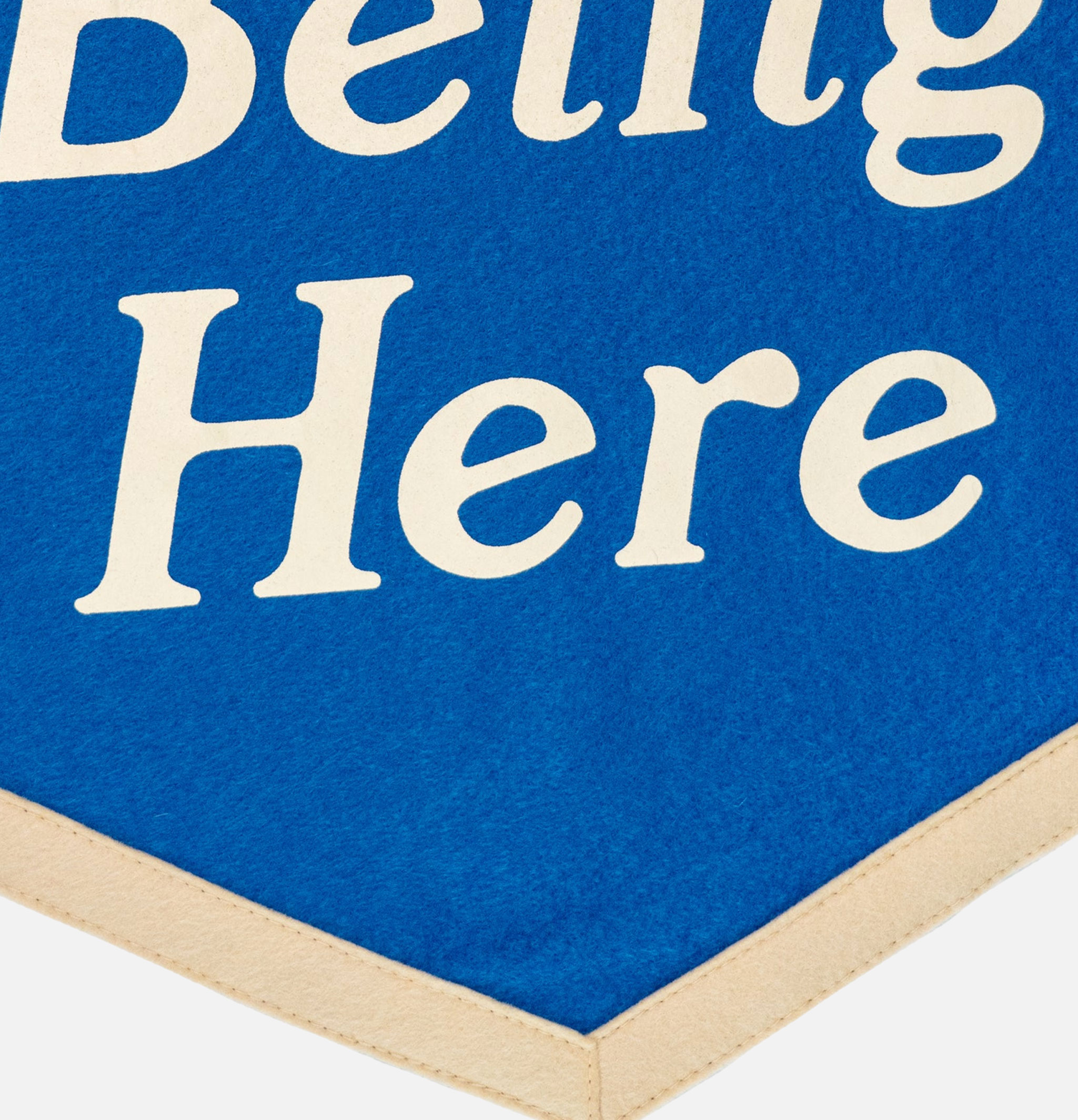 Oxford Pennant Drapeau Thank You Camp Bleu