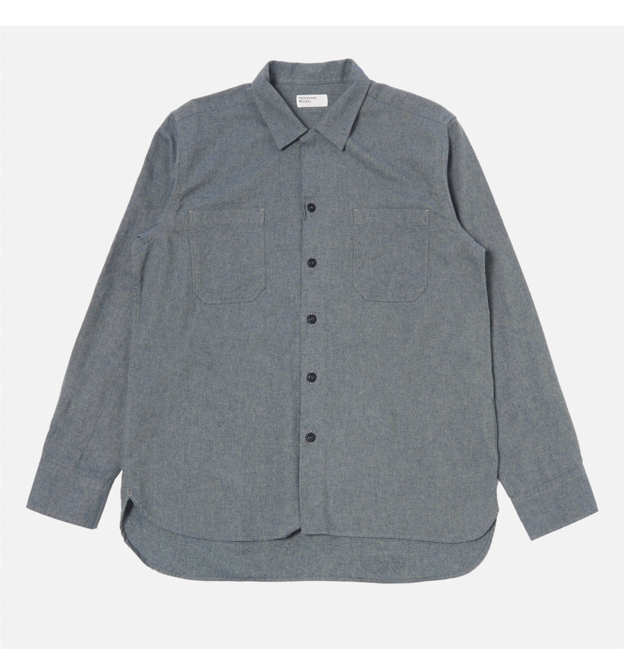 Universal Works Work Shirt Flannel Navy