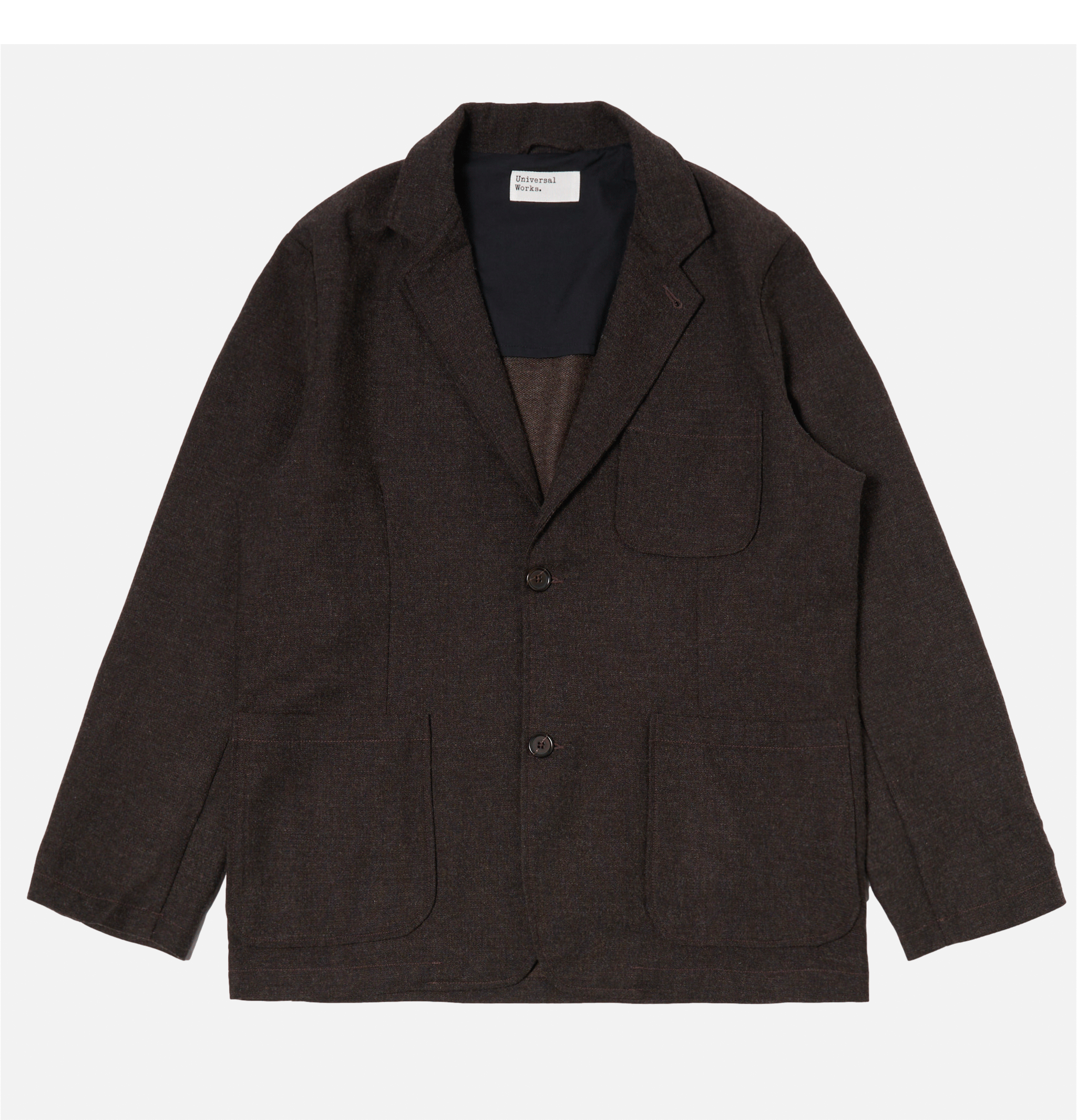 Universal Works Veste Two Button Marron