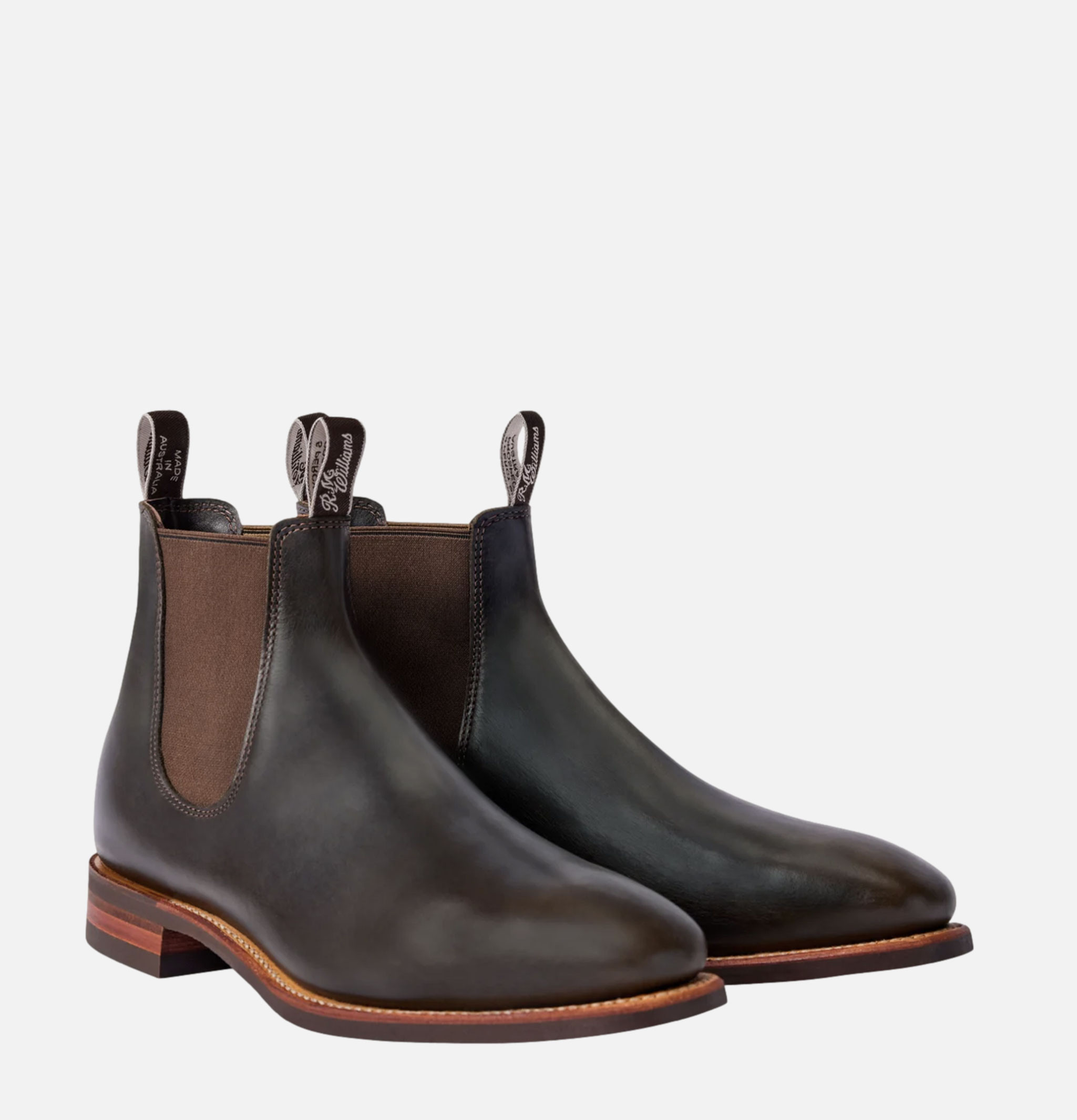RM Williams Bottes Craftsman Confort Dark Olive