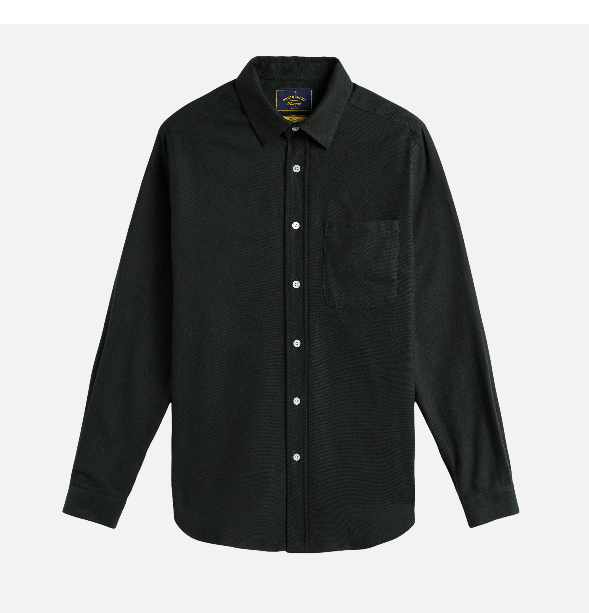 Portuguese Flannel Chemise Teca 2.0 Forest Green