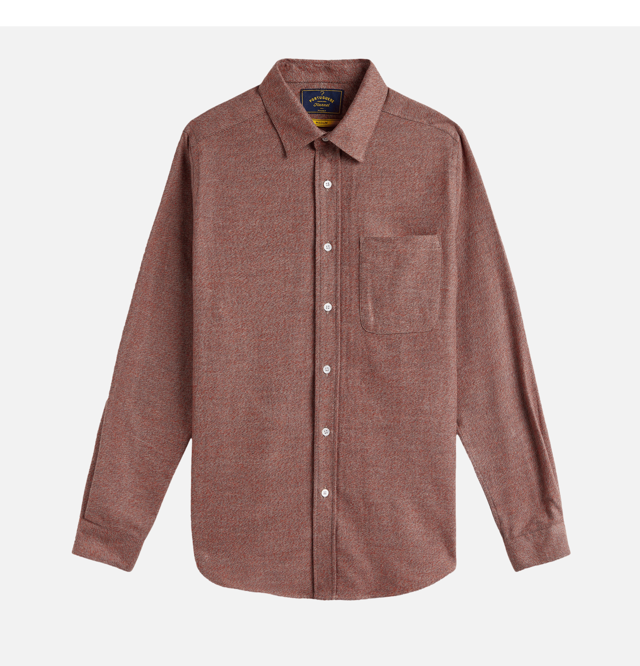 Portuguese Flannel Chemise Teca 2.0 Brick