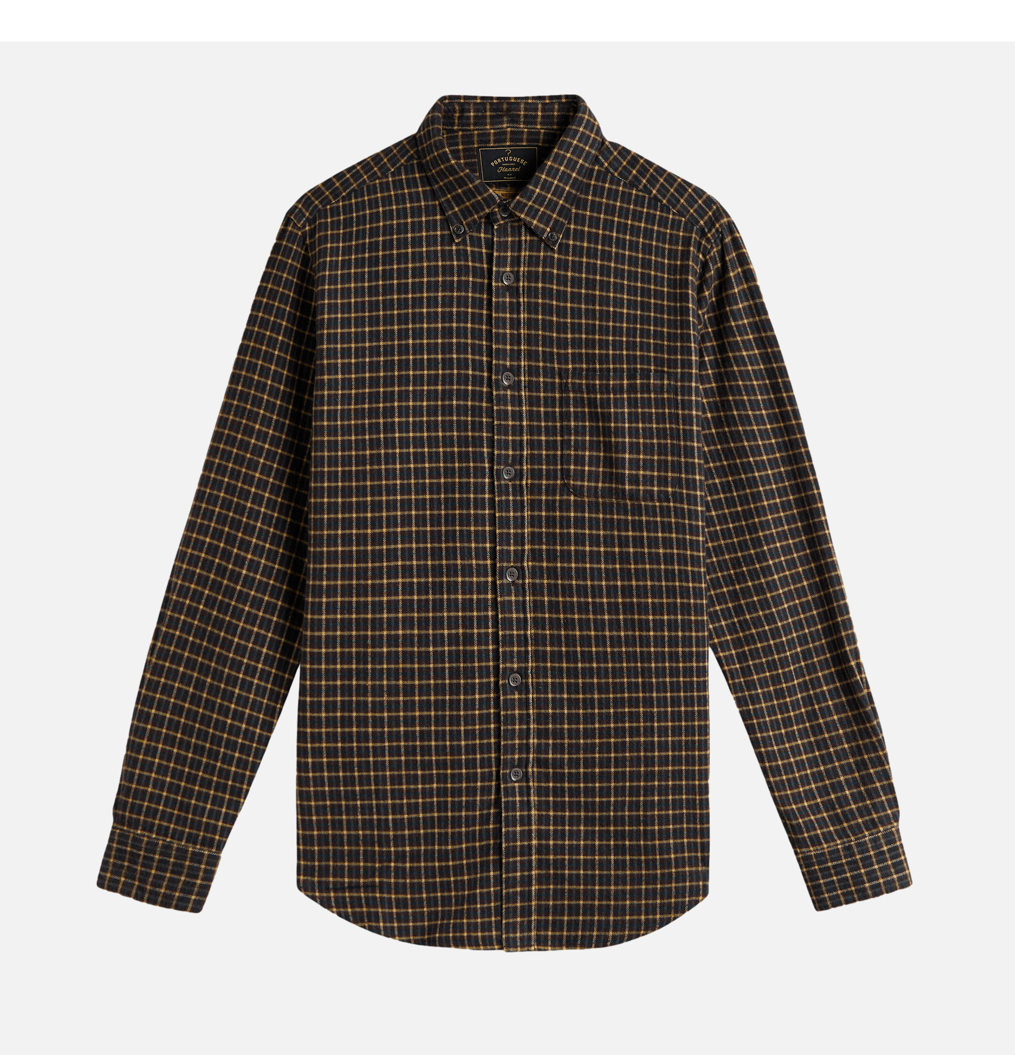 Portuguese Flannel Chemise Terra Marron
