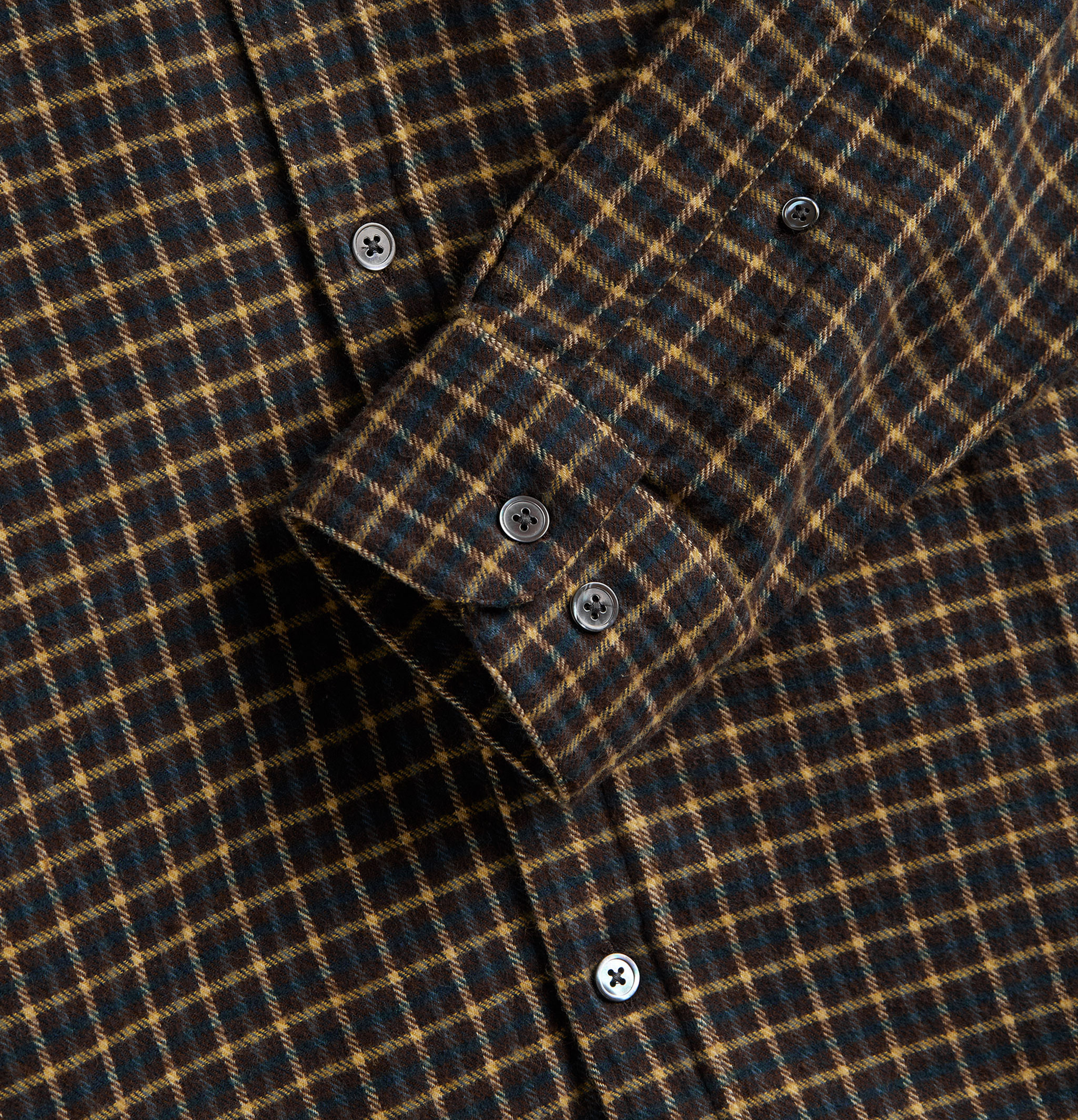 Portuguese Flannel Chemise Terra Marron