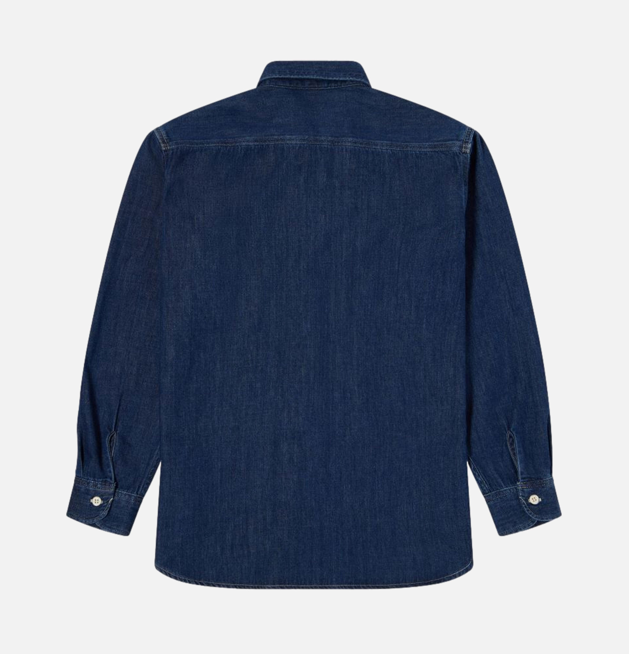 Chemise de Travail Edwin Blue Dark Used