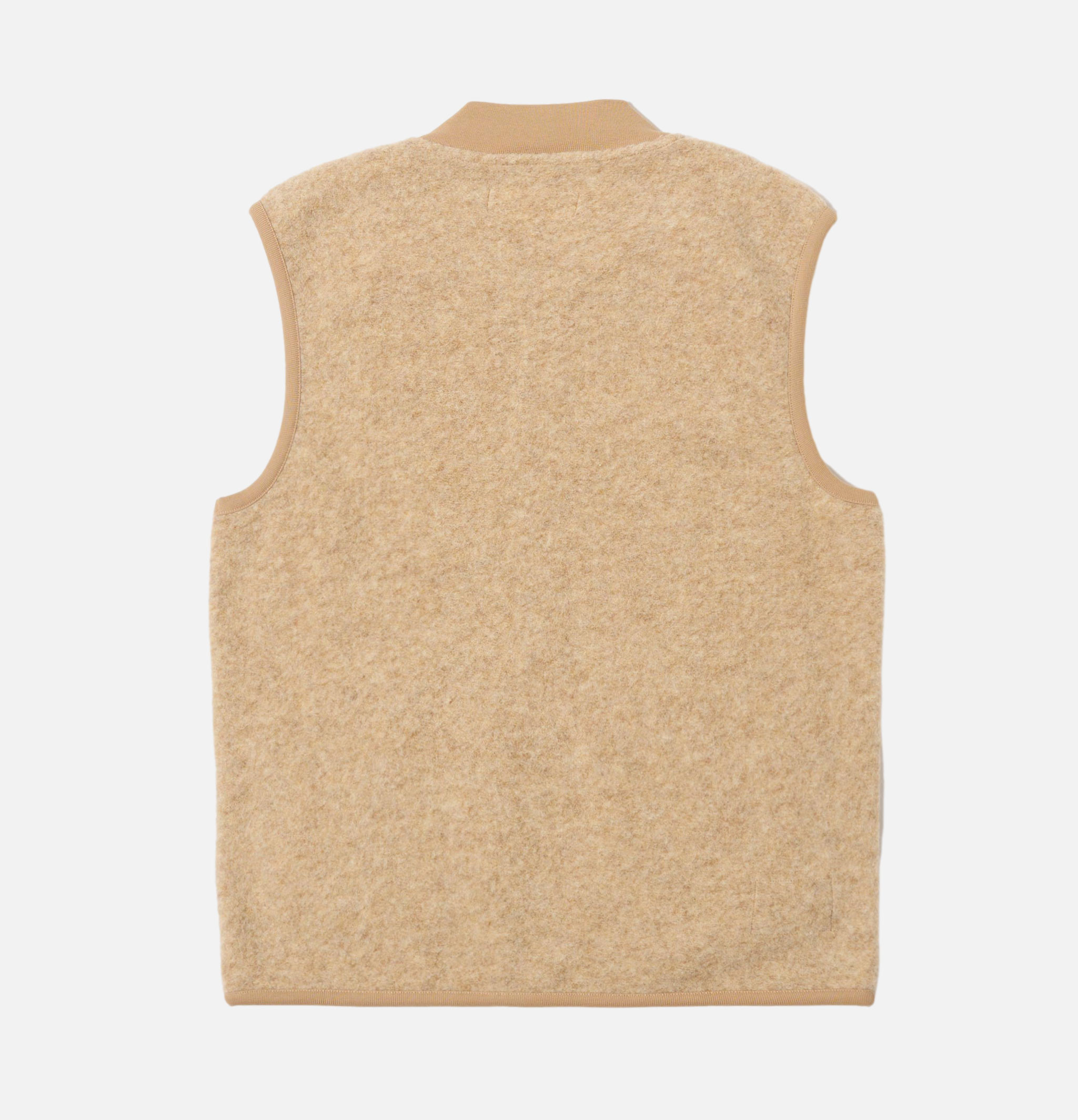 Universal Works Veste Zippé Waist Laine Fawn