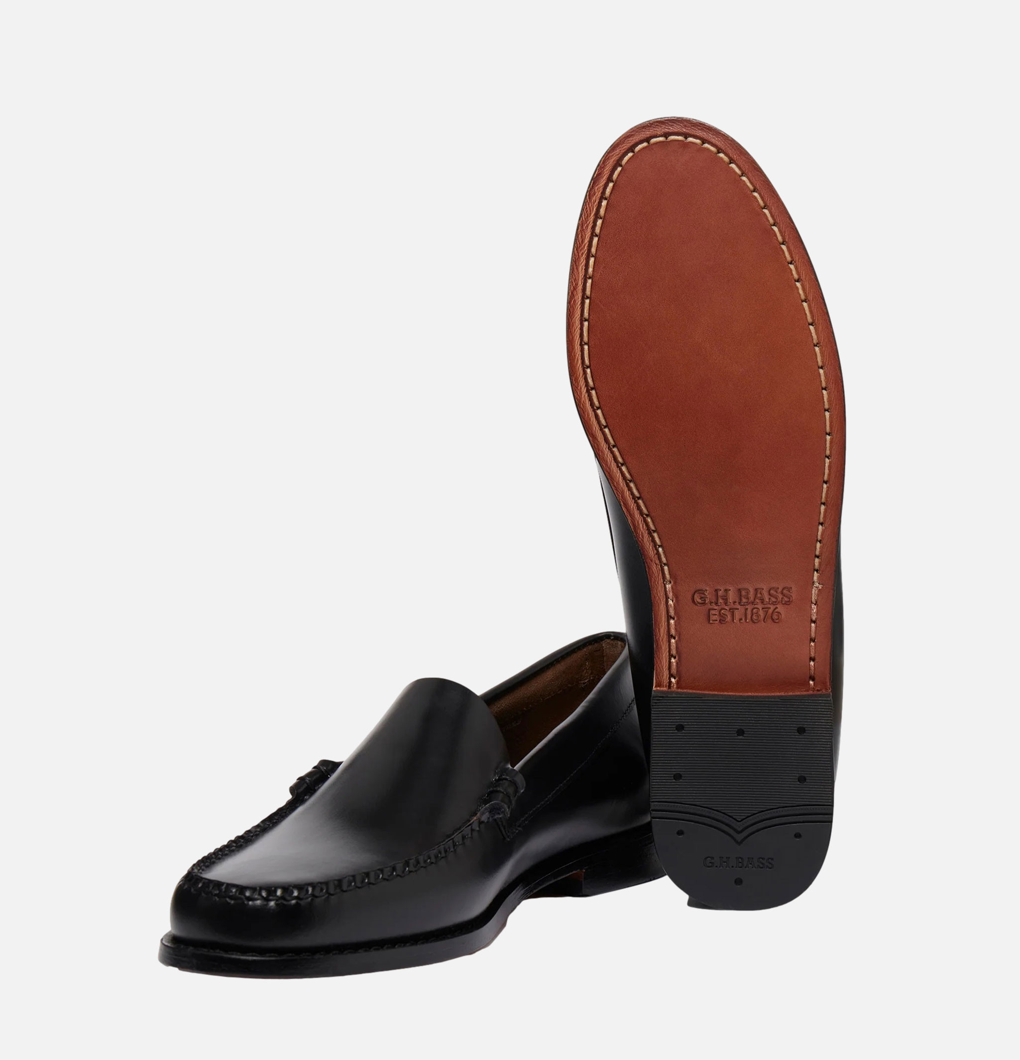 GH Bass Mocassin Whitney Venetian Noir