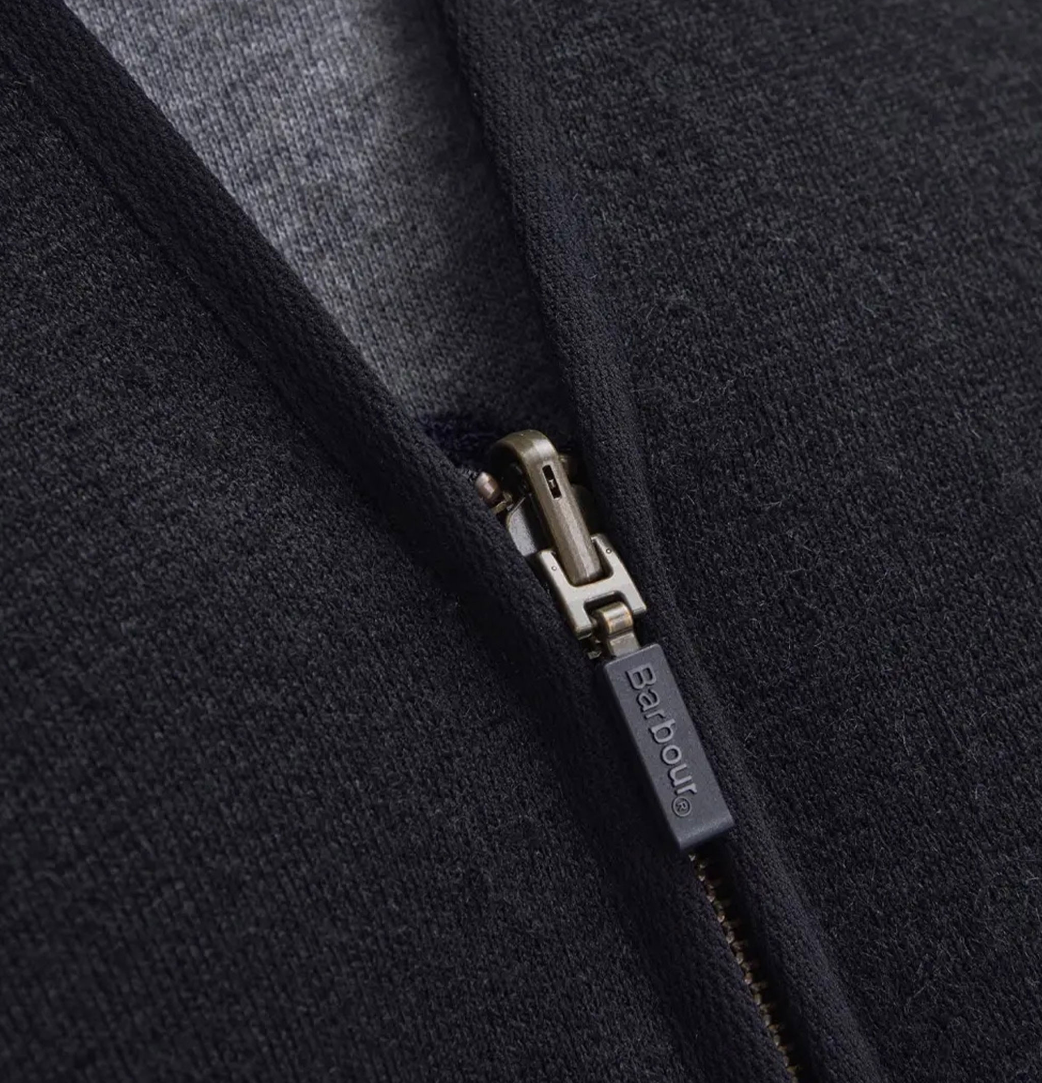 Barbour Warm Pile Zip Vest Black