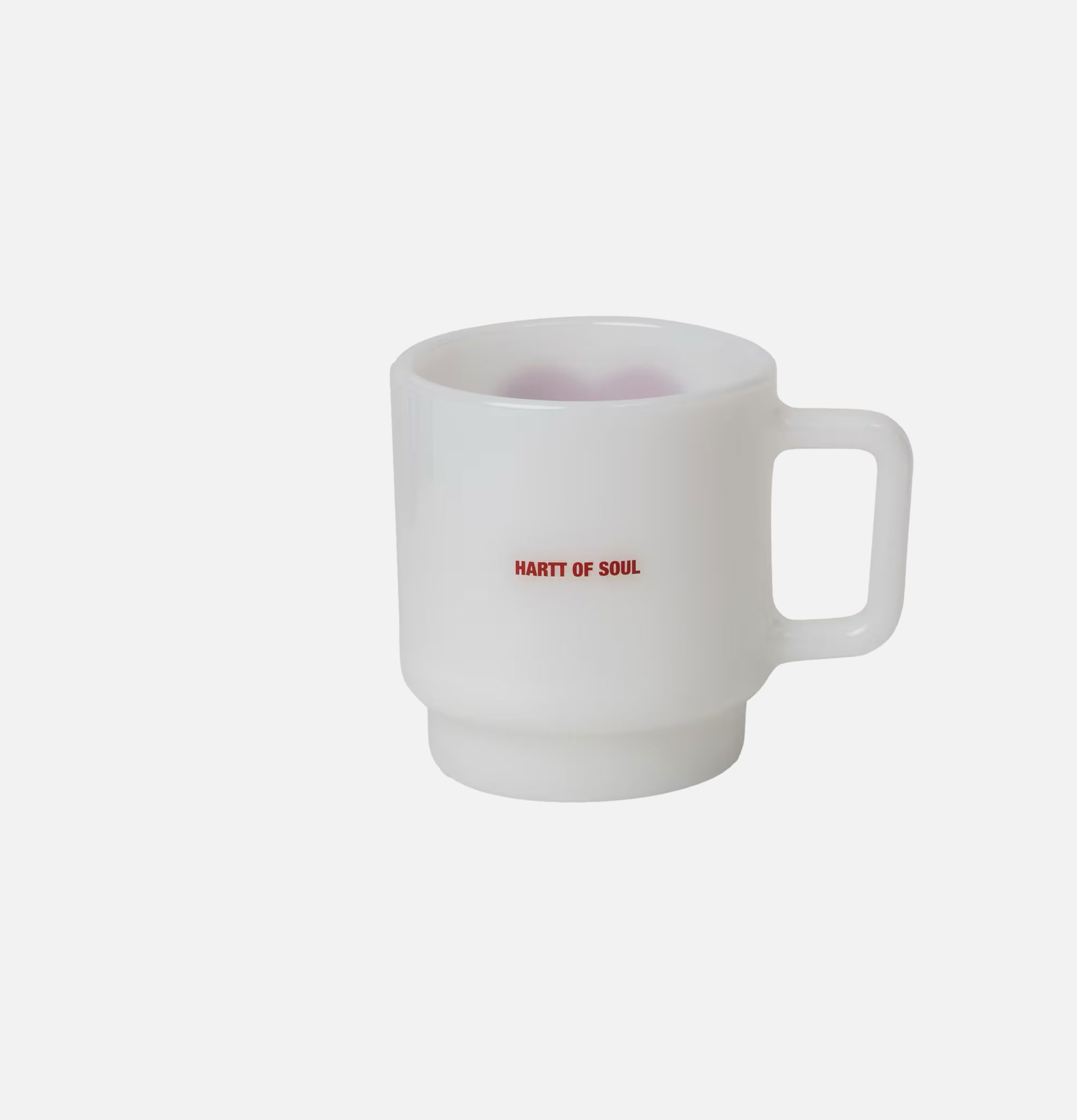 Carhartt WIP Heart Glass Mug Blanc