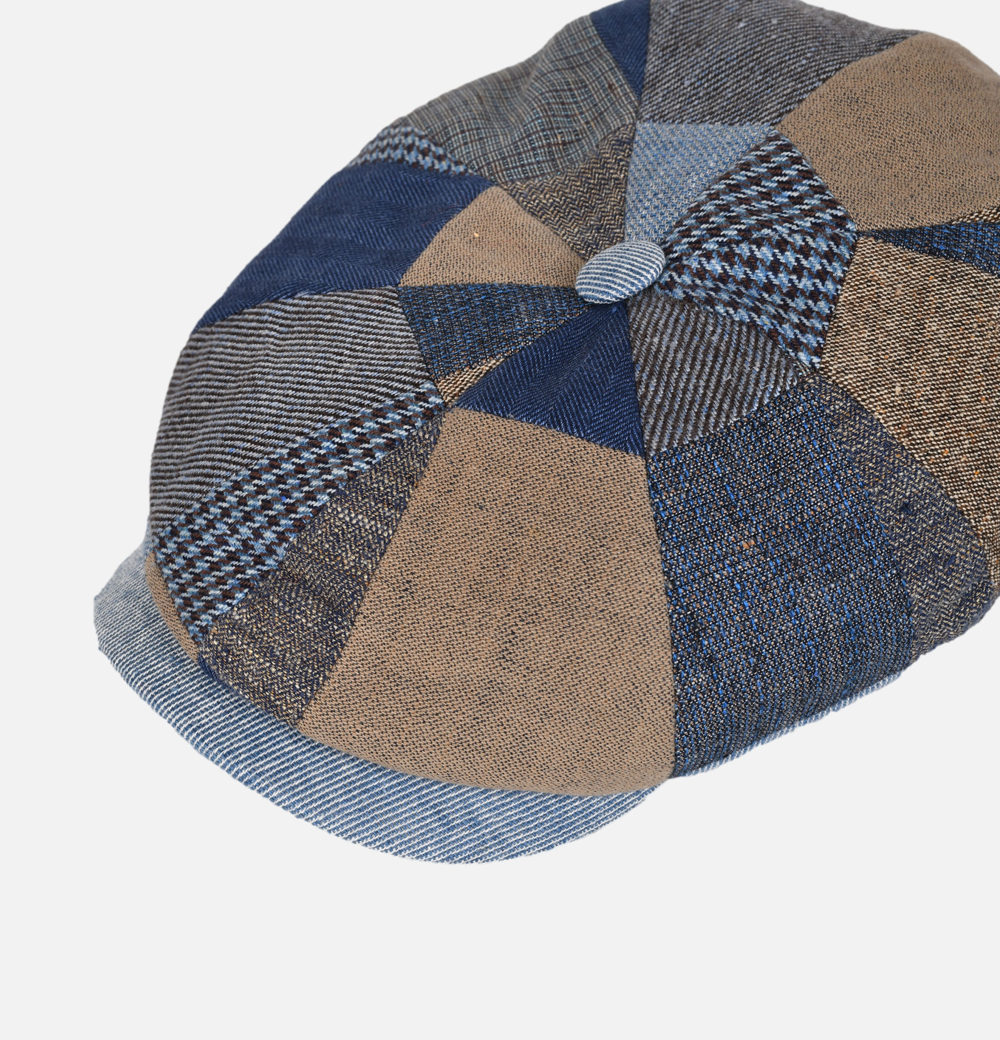 Stetson Casquette Hatteras Patchwork Bleu