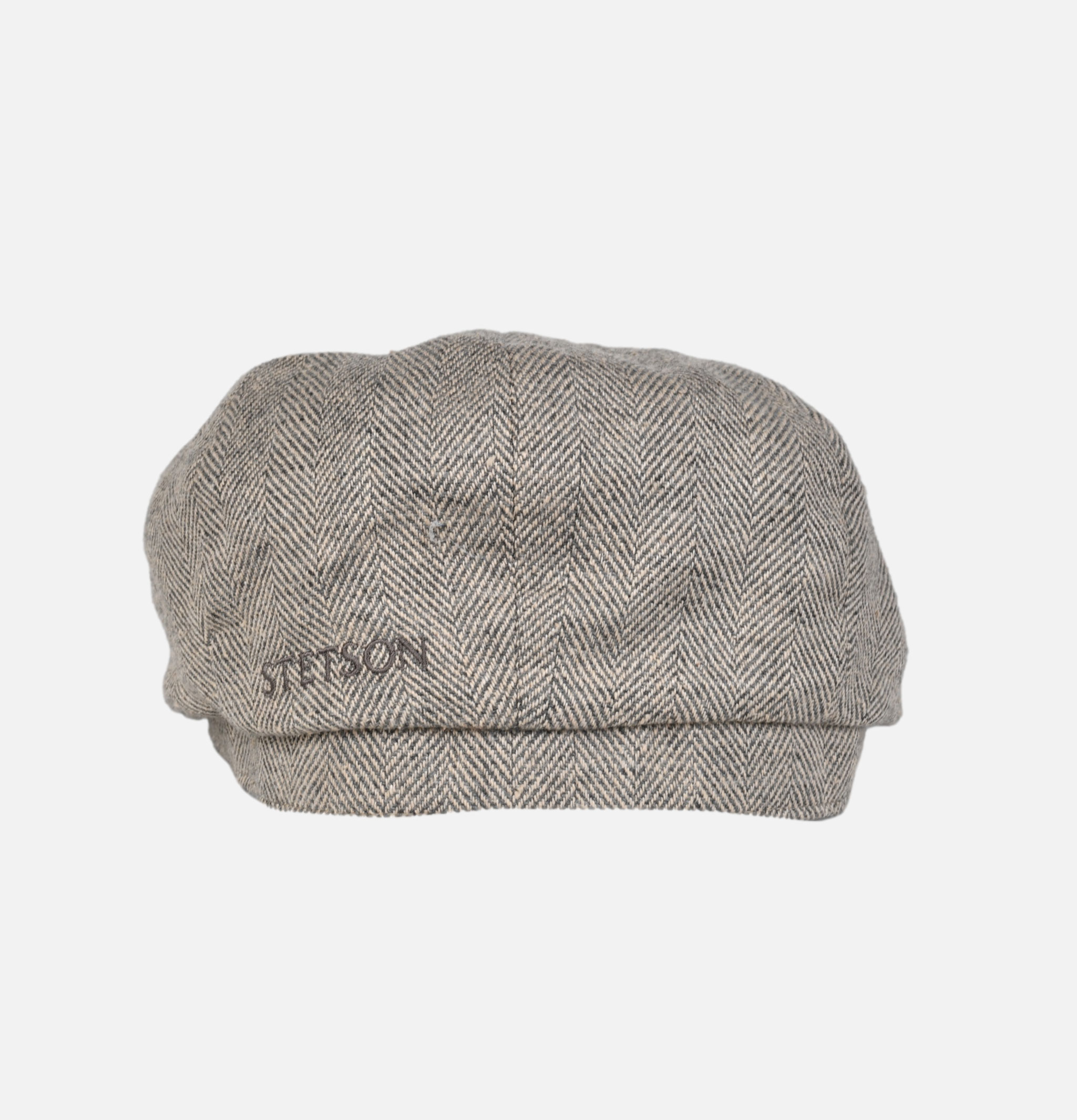 Stetson Casquette Hatteras Herringbone Gris