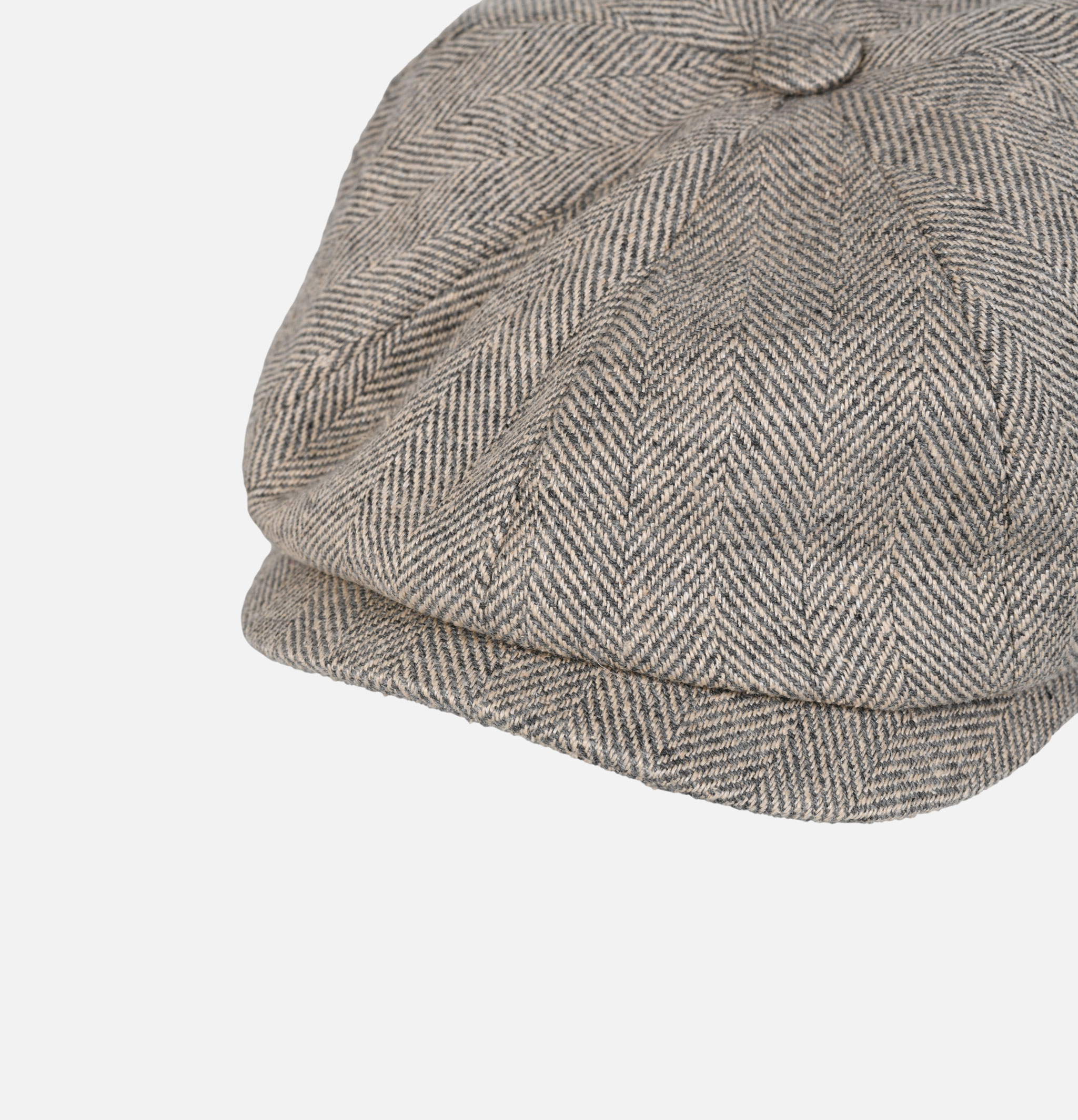 Stetson Casquette Hatteras Herringbone Gris