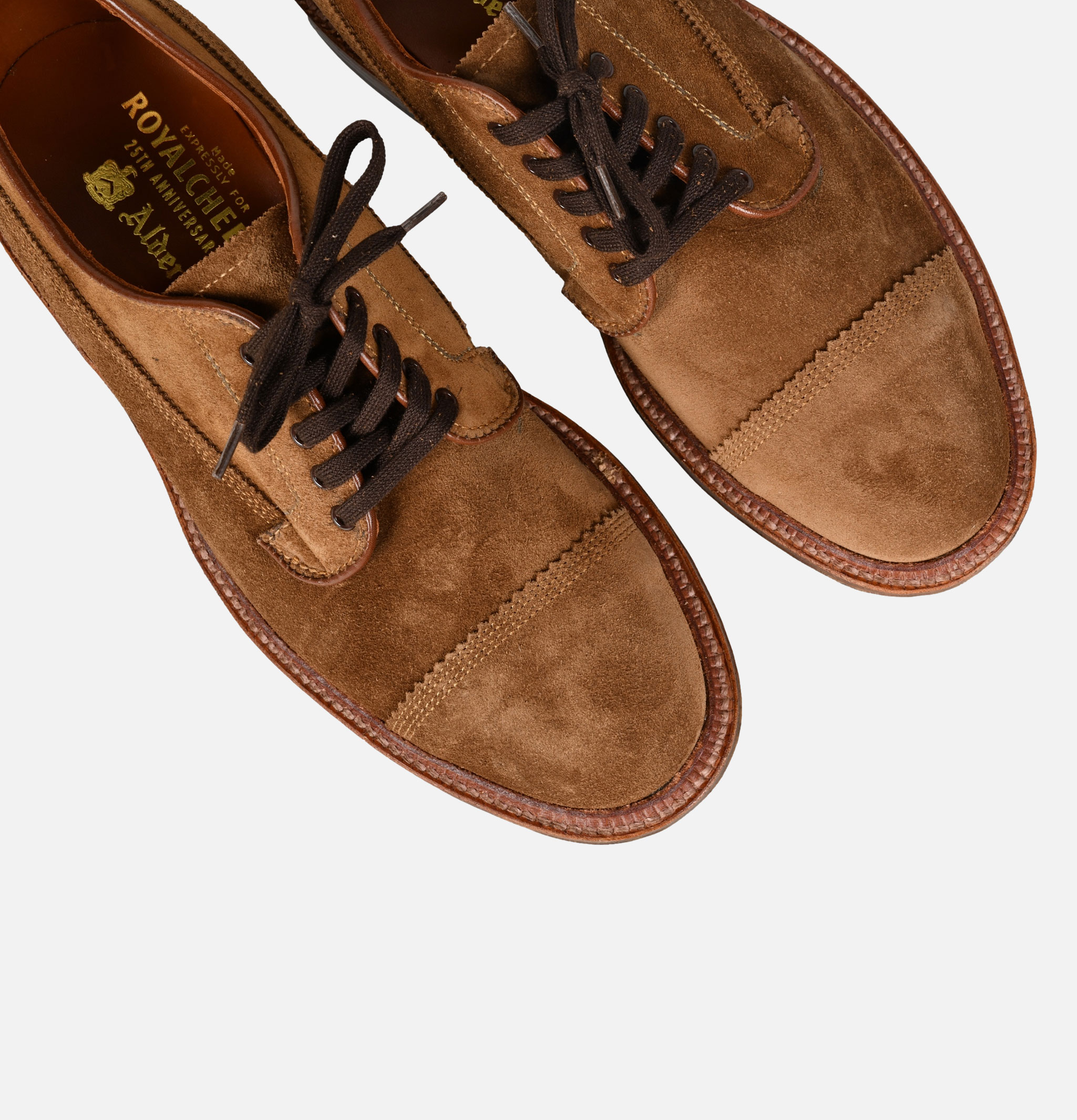 Alden D1527 Cap Toe Blucher Snuff