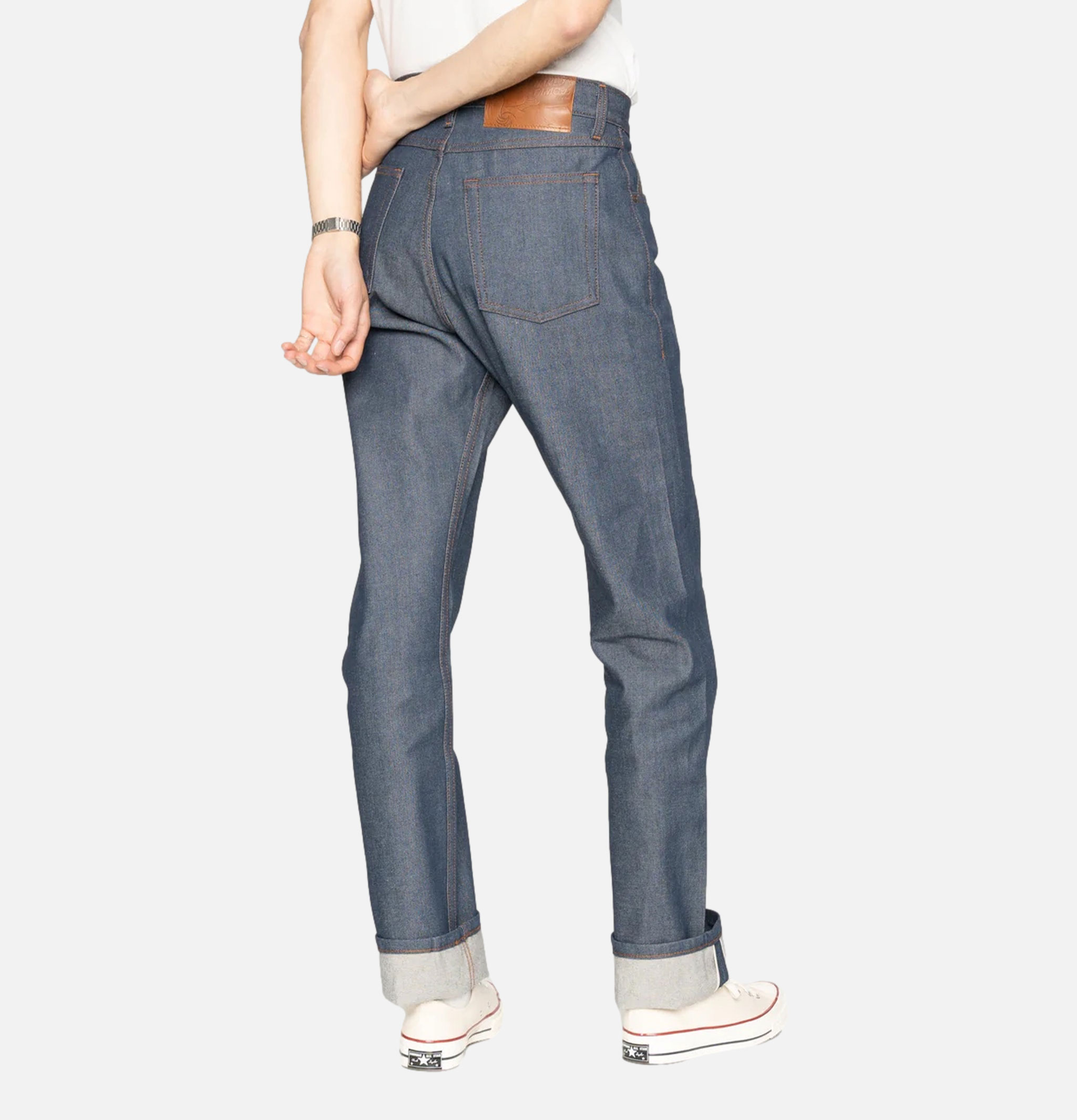 Jean Naked and Famous True Guy Natural Indigo