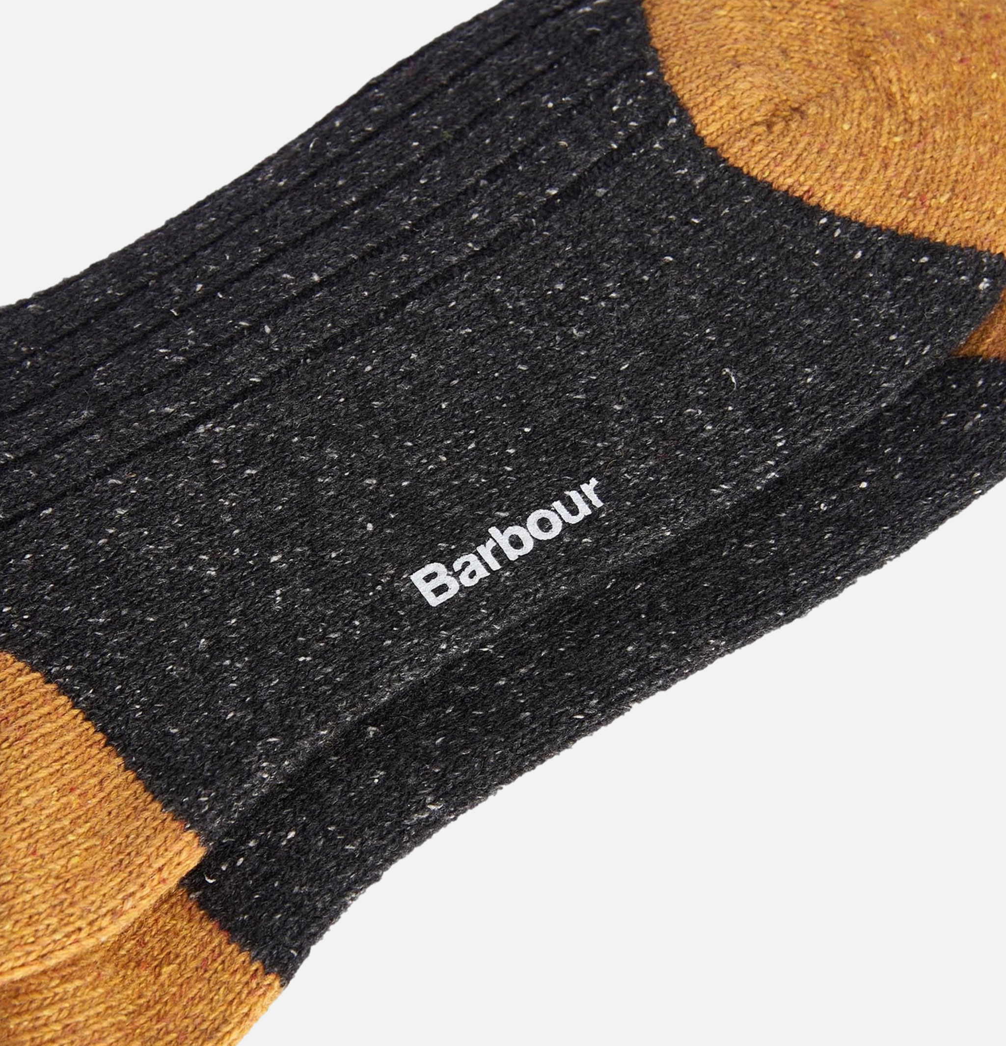 Chaussettes Barbour Houghton Charcoal Ochre