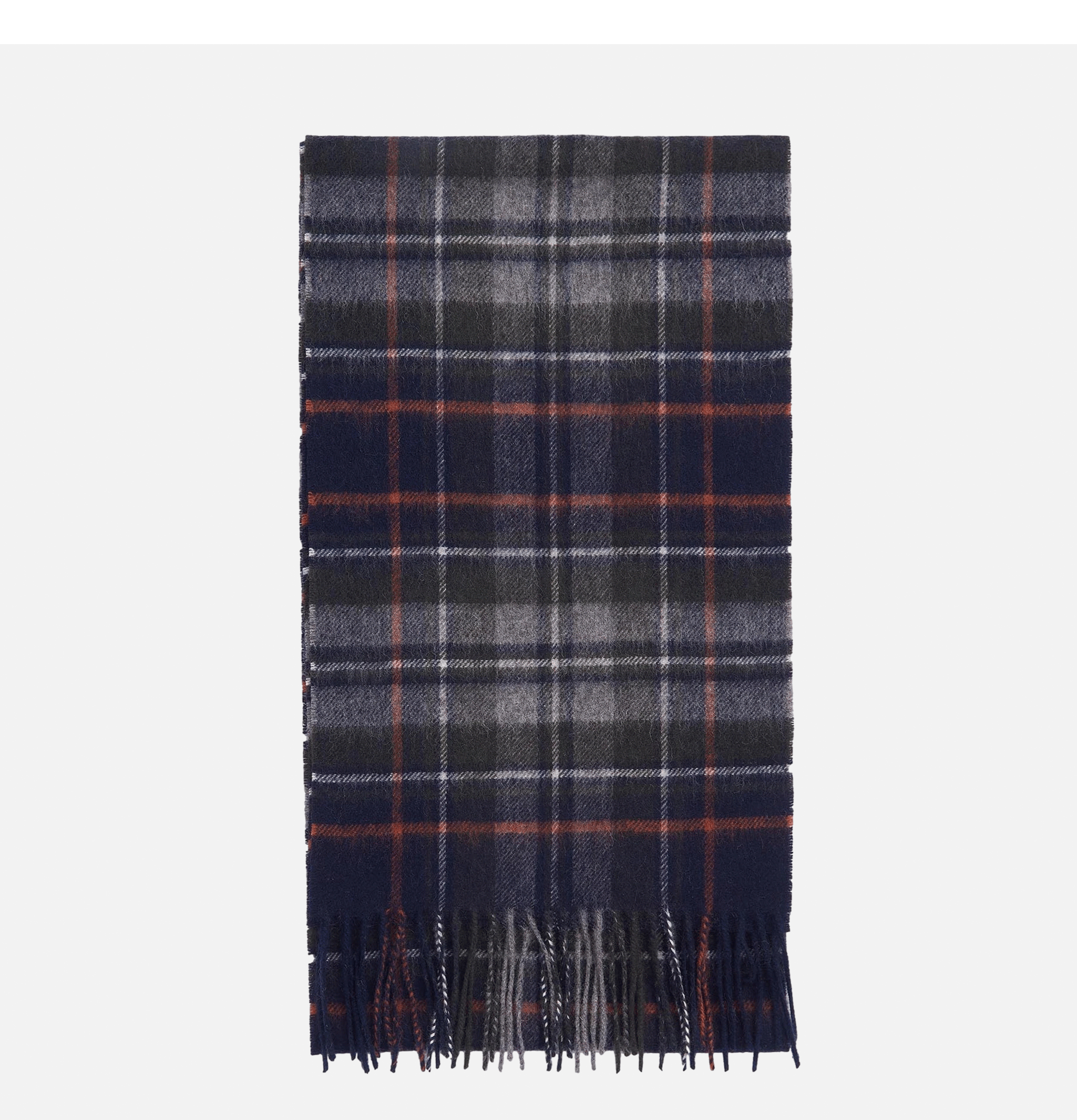 Barbour Écharpe New Check Navy Dark Ging