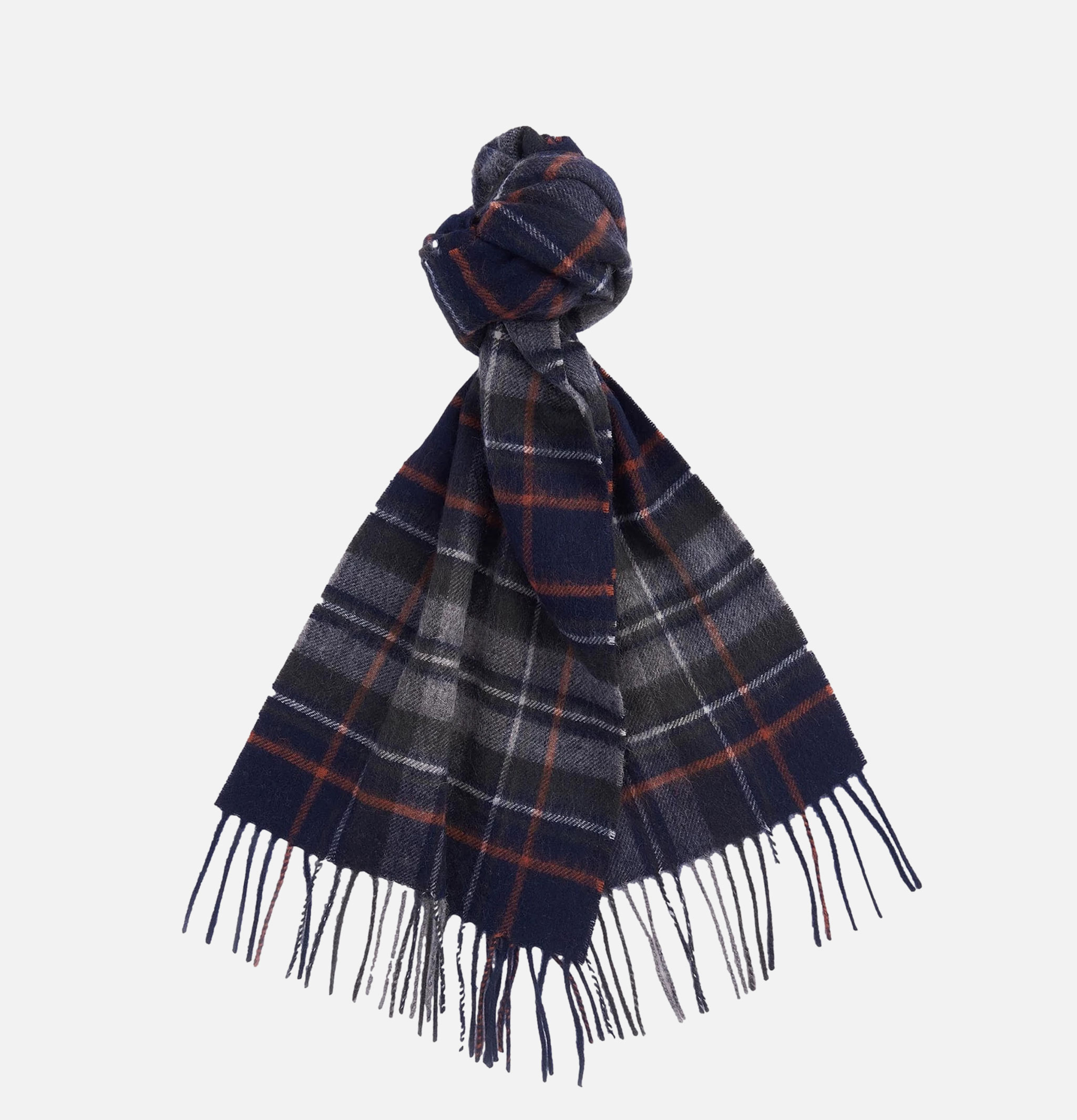 Barbour Écharpe New Check Navy Dark Ging