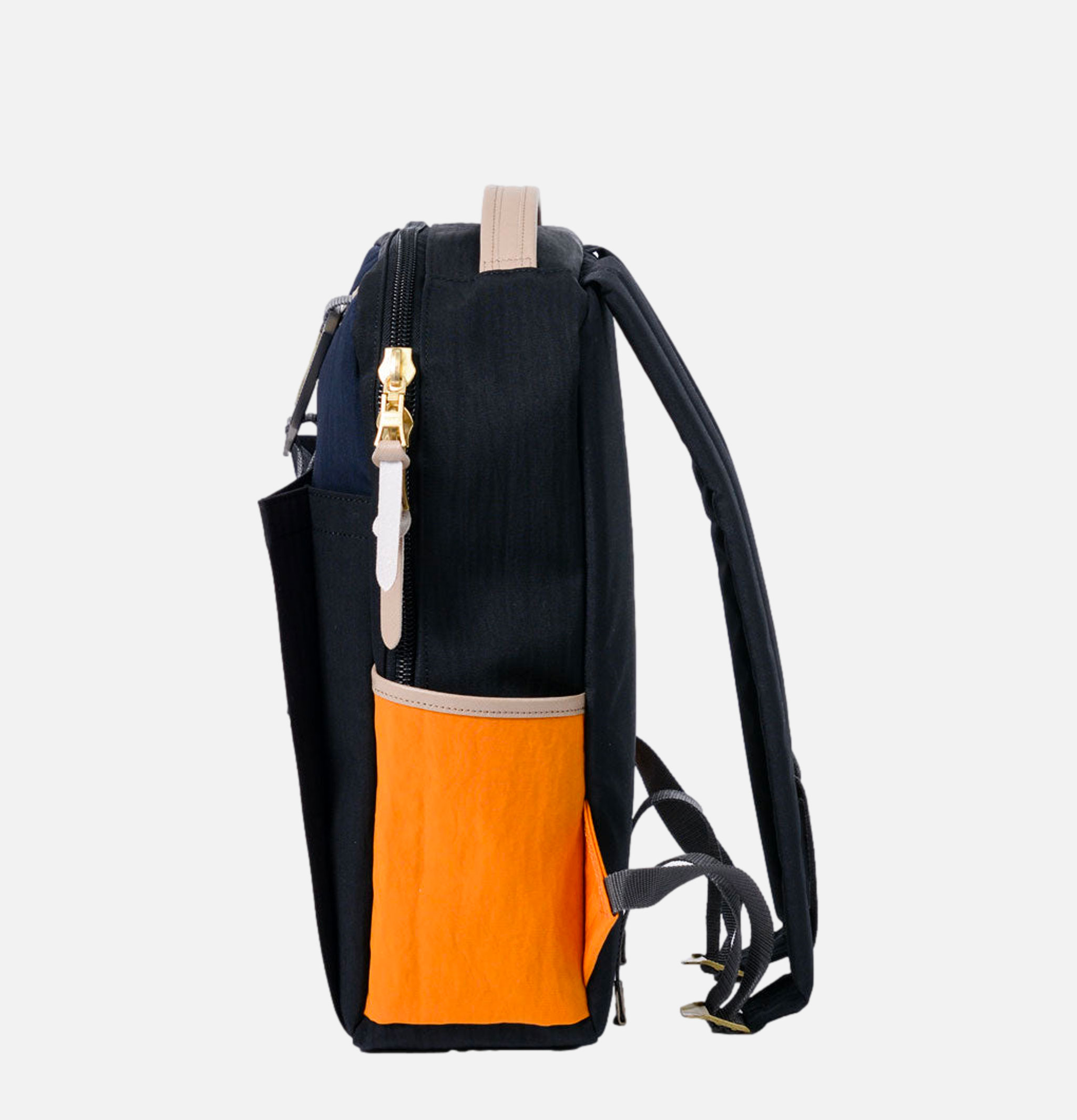Master Piece Link Backpack Black Camel