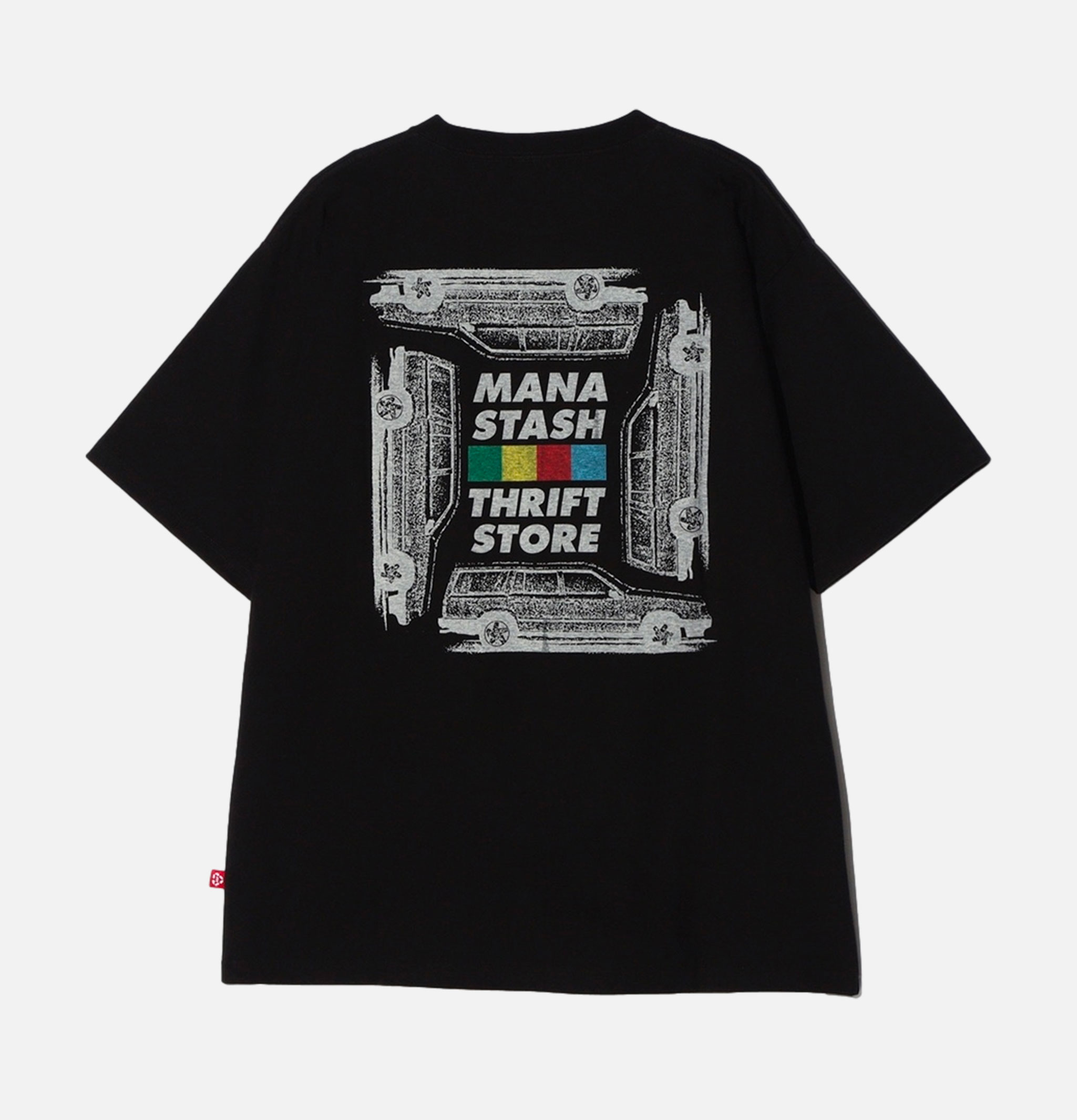 T-shirt Manastash Ctn Tee Color Blocking Black