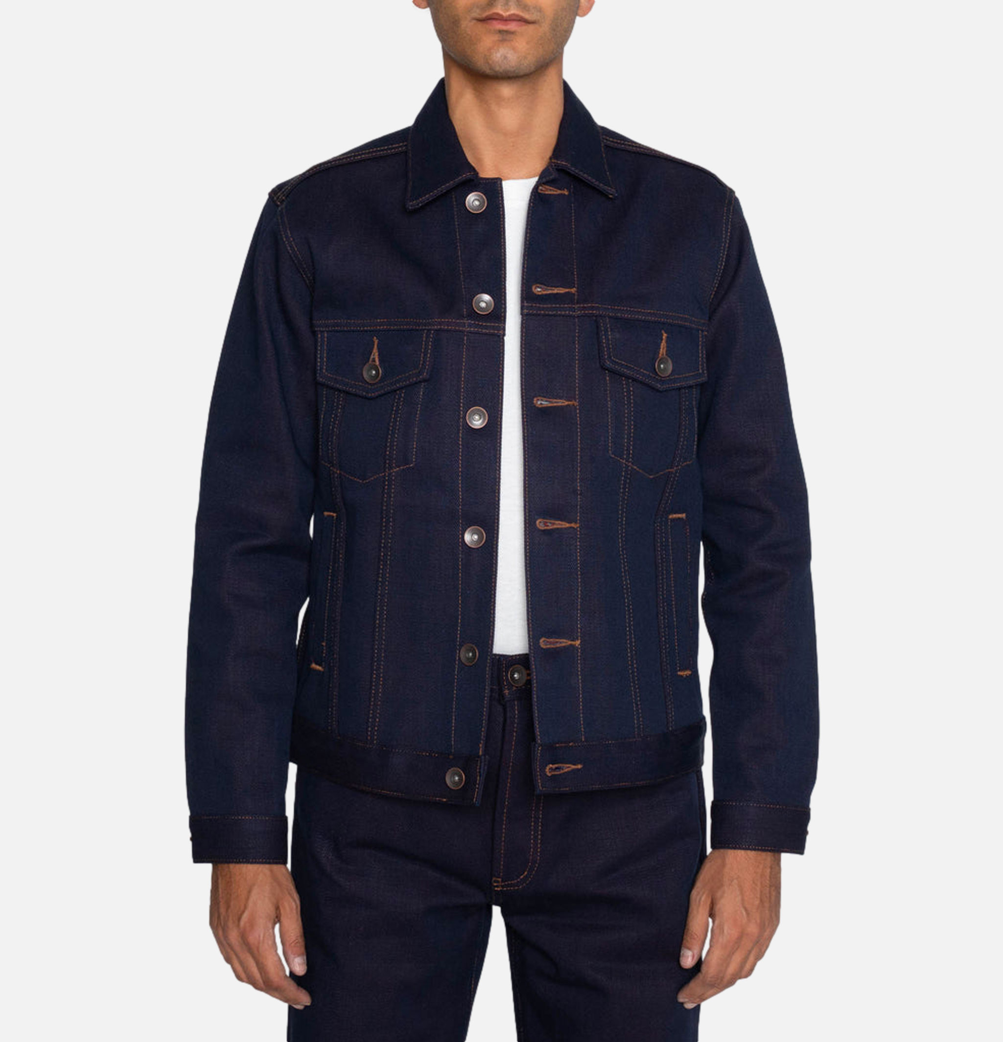 The Unbranded Brand Veste UB991 21oz Red Weft Indigo