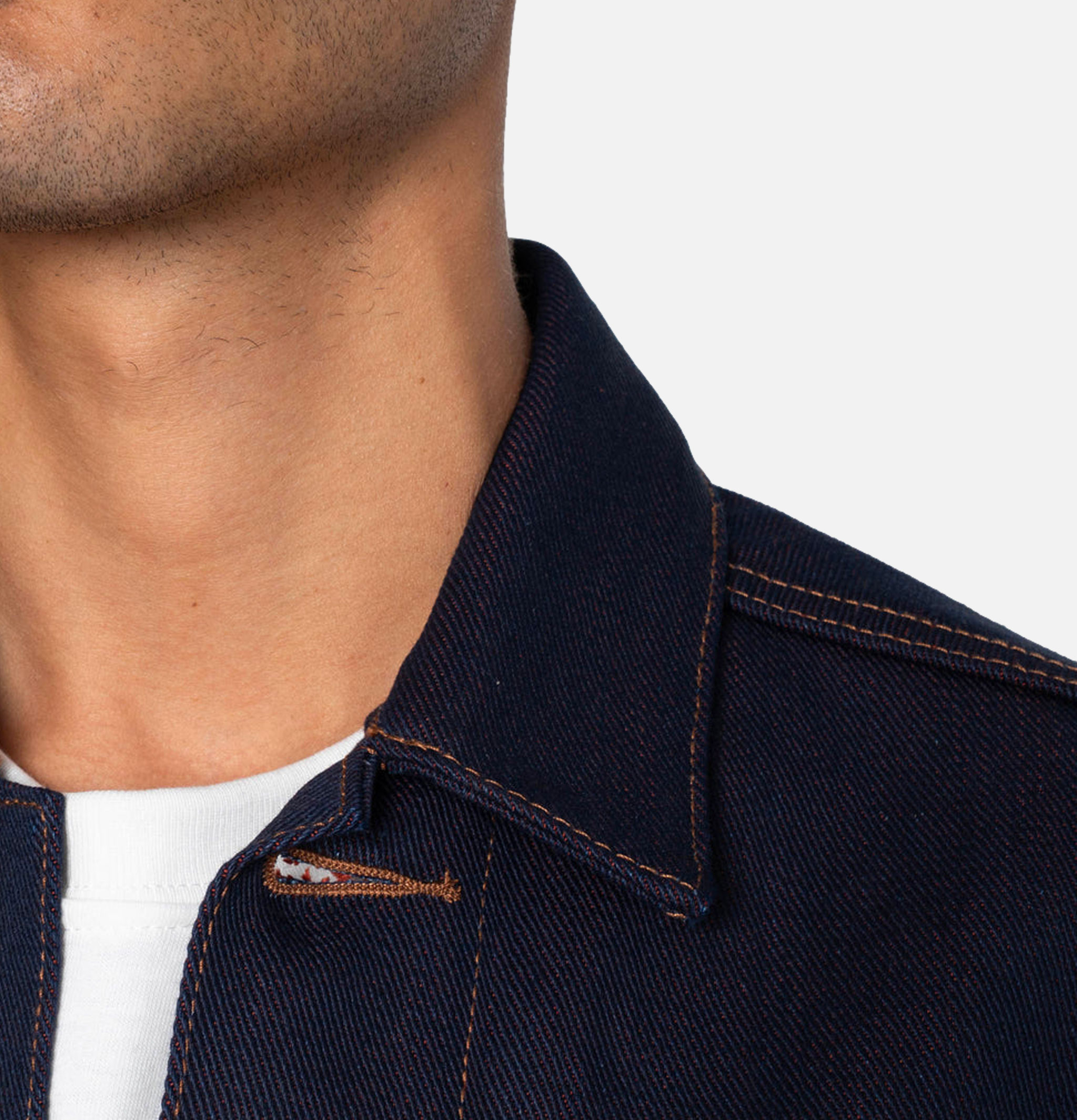 The Unbranded Brand Veste UB991 21oz Red Weft Indigo