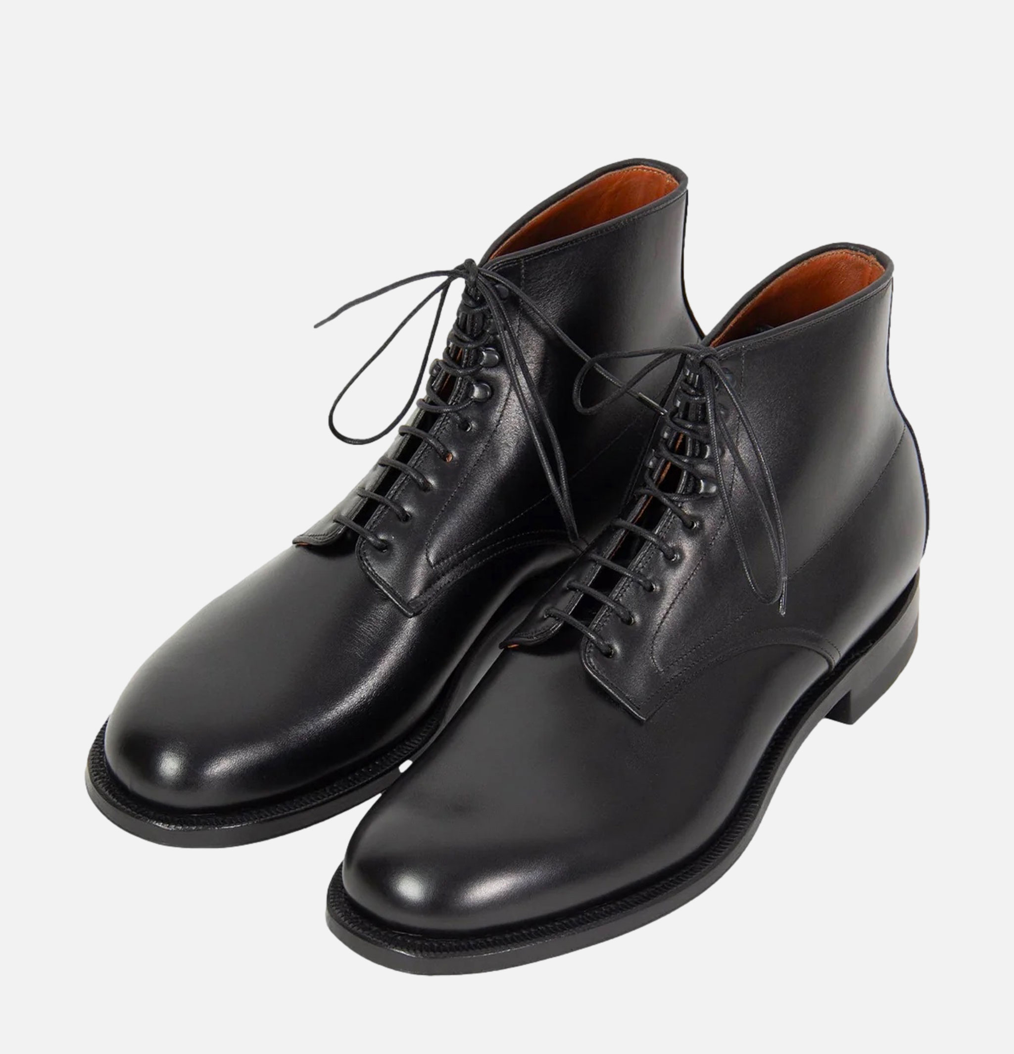 Viberg Navvy Black Vocalou Calf Boots