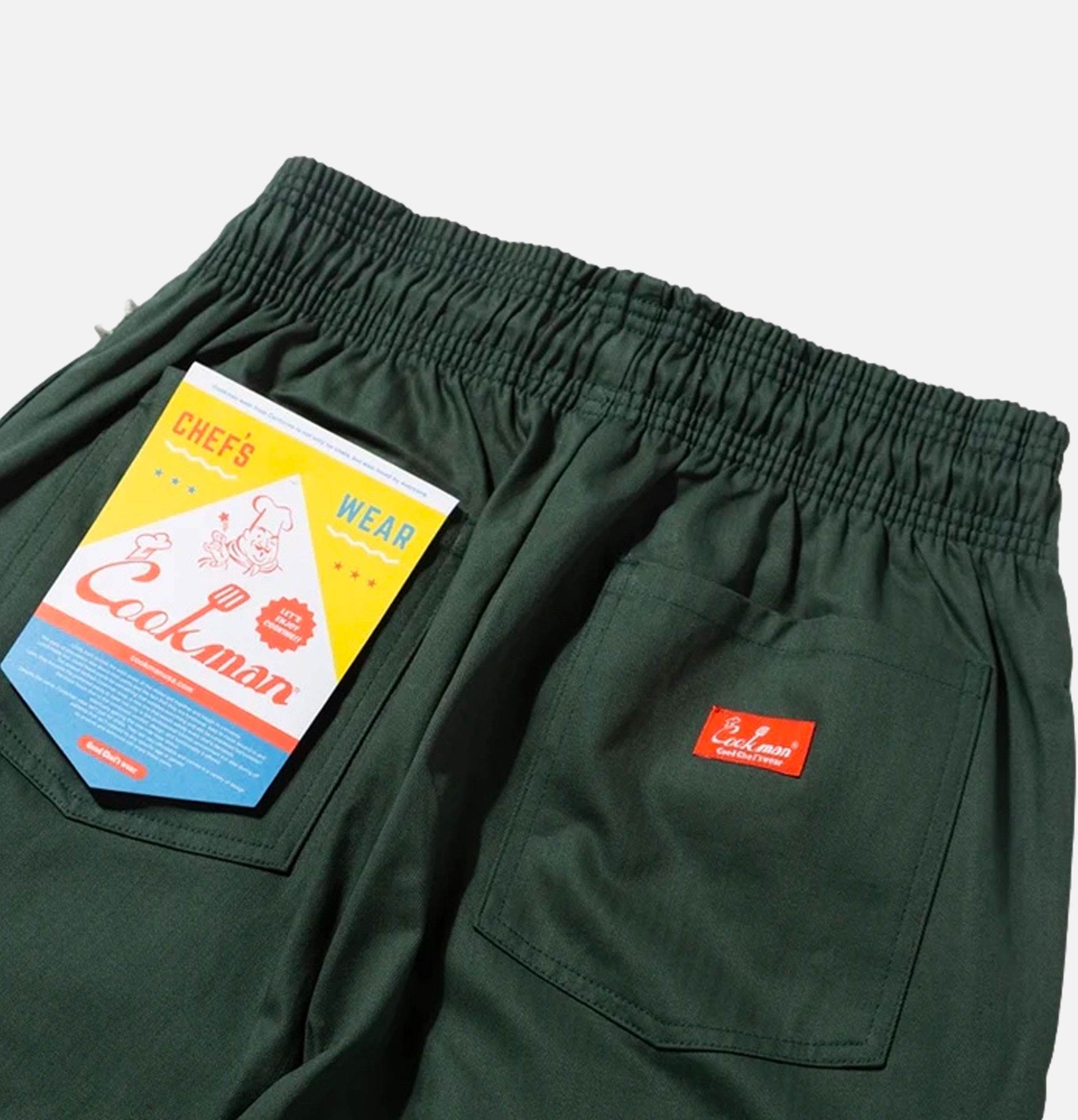 Cookman Chef Pants Herringbone Evergreen