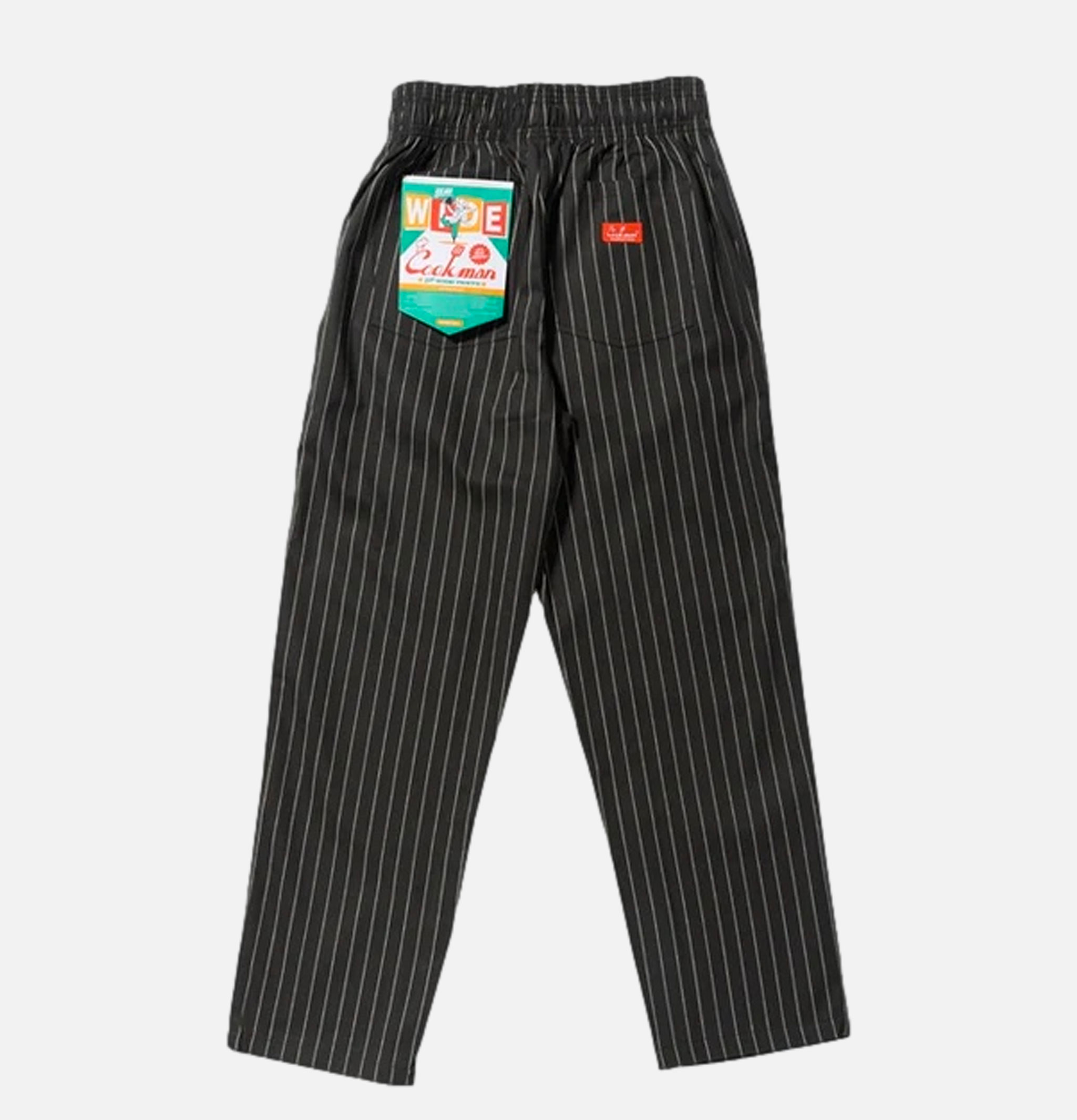 Pantalon Cookman Semi-wide Herringbone Stripe Charcoal