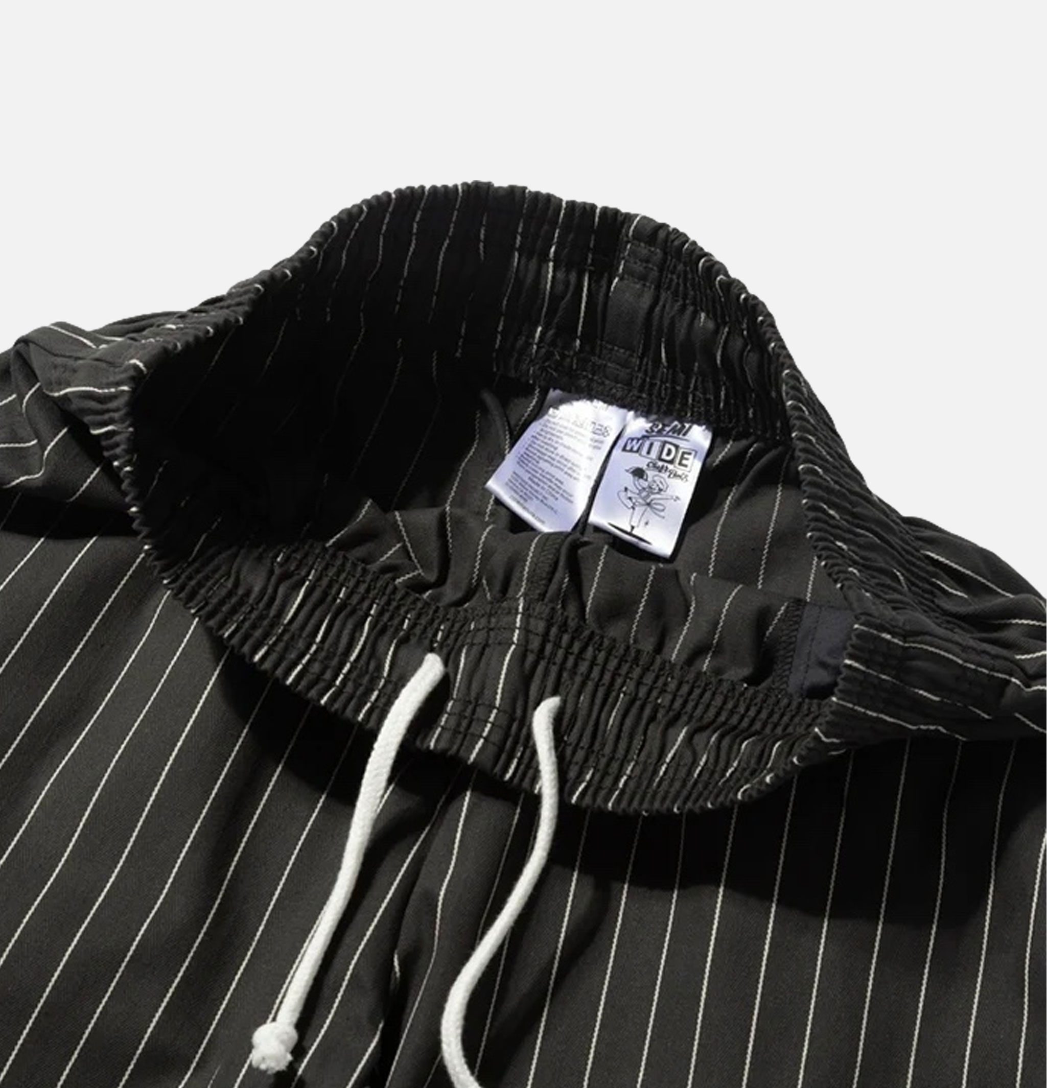 Pantalon Cookman Semi-wide Herringbone Stripe Charcoal