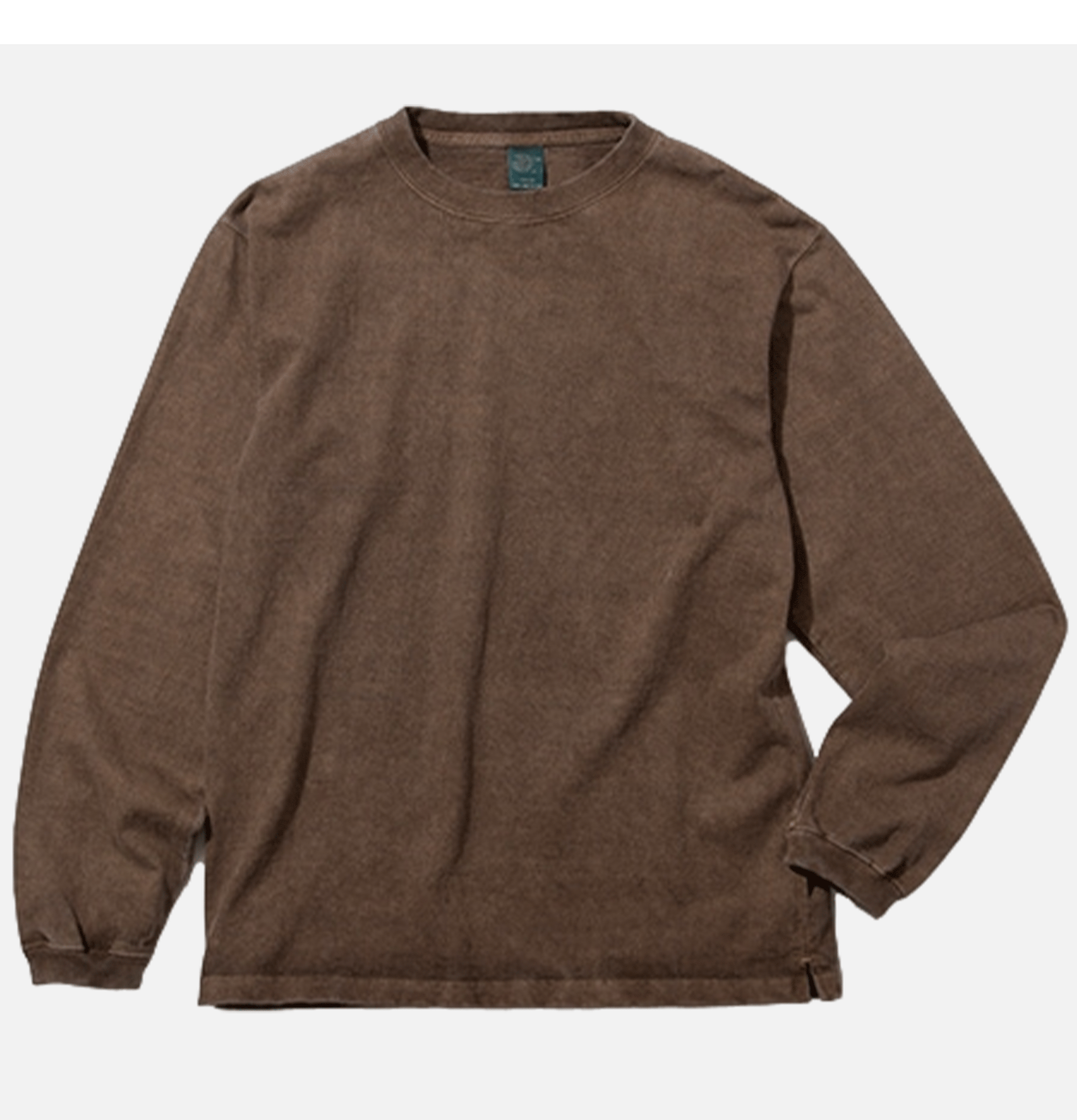 Good On Japan Ls Heavy Crew Brown T-shirt